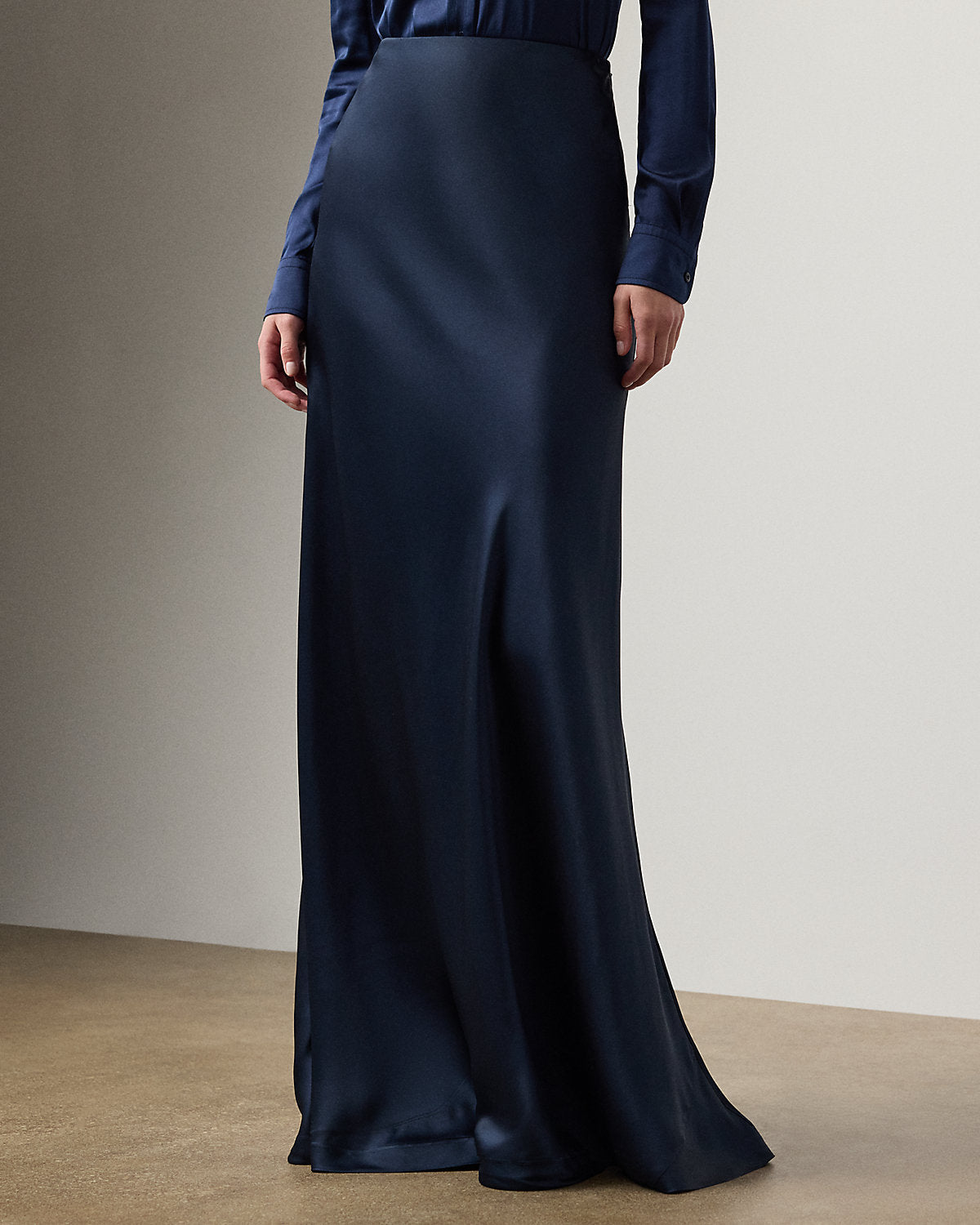 Masina Stretch Satin Skirt