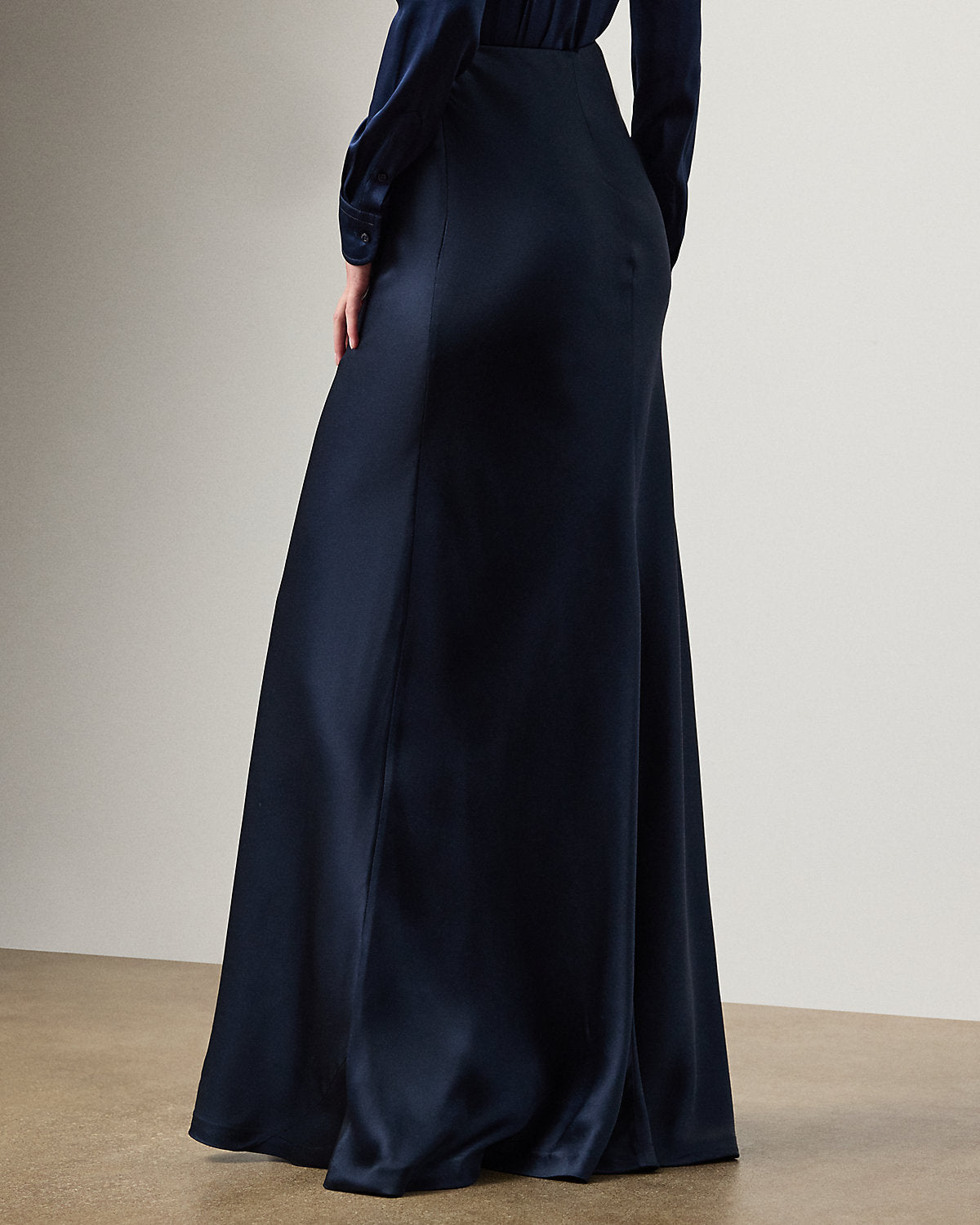 Masina Stretch Satin Skirt