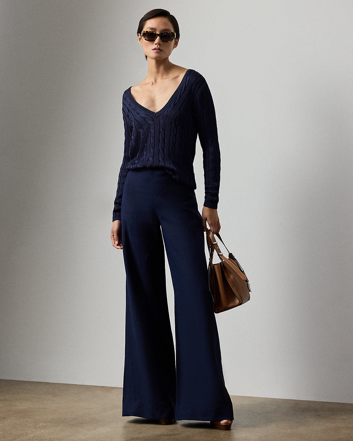 Daria Linen Wide-Leg Pant