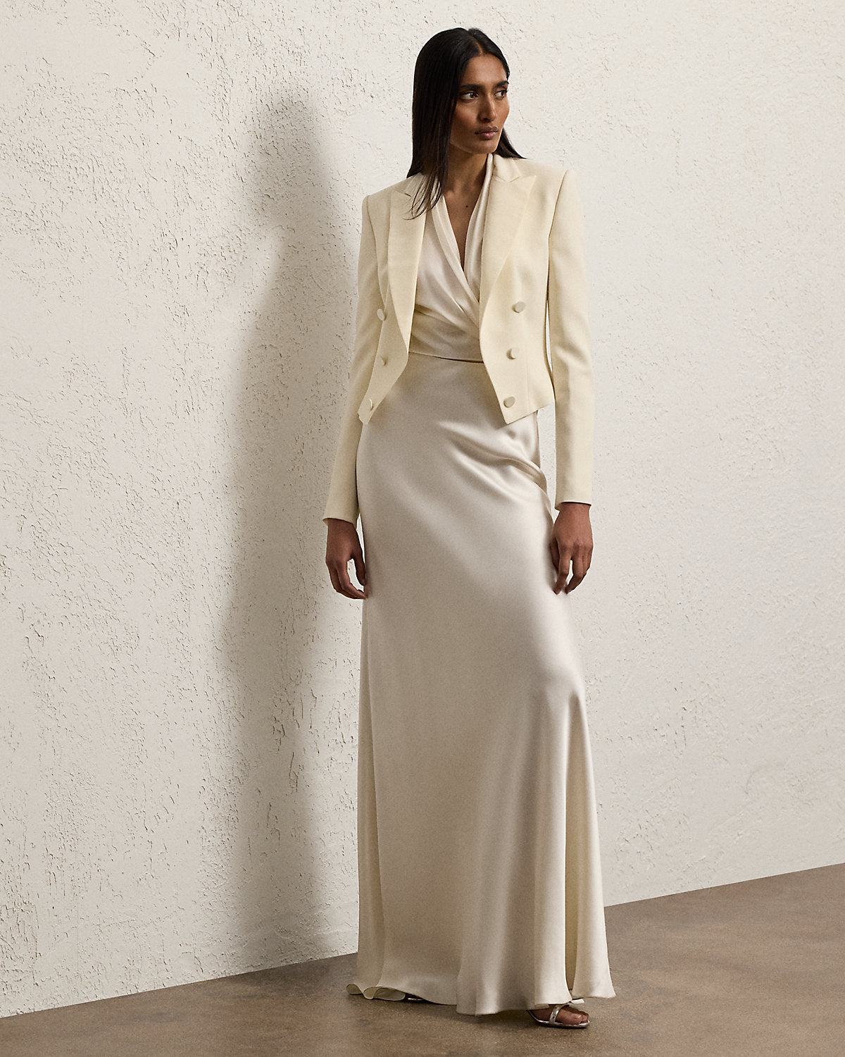 Spencer Wool Crepe Tuxedo Jacket