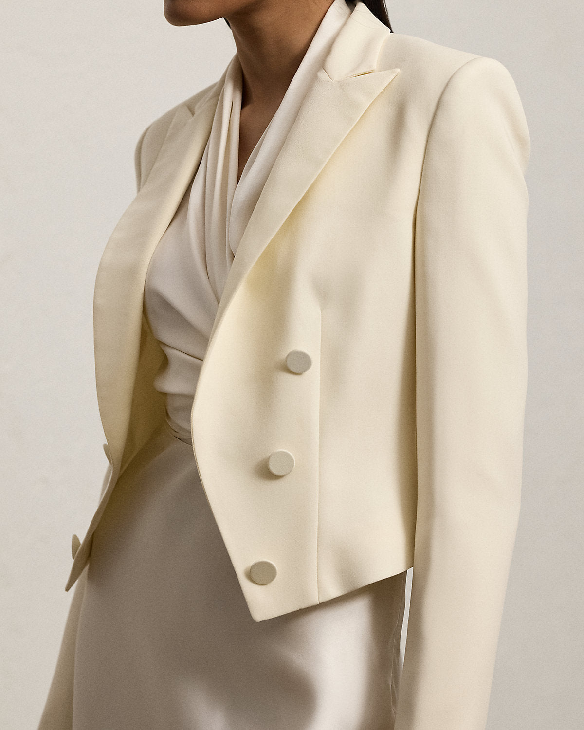 Spencer Wool Crepe Tuxedo Jacket