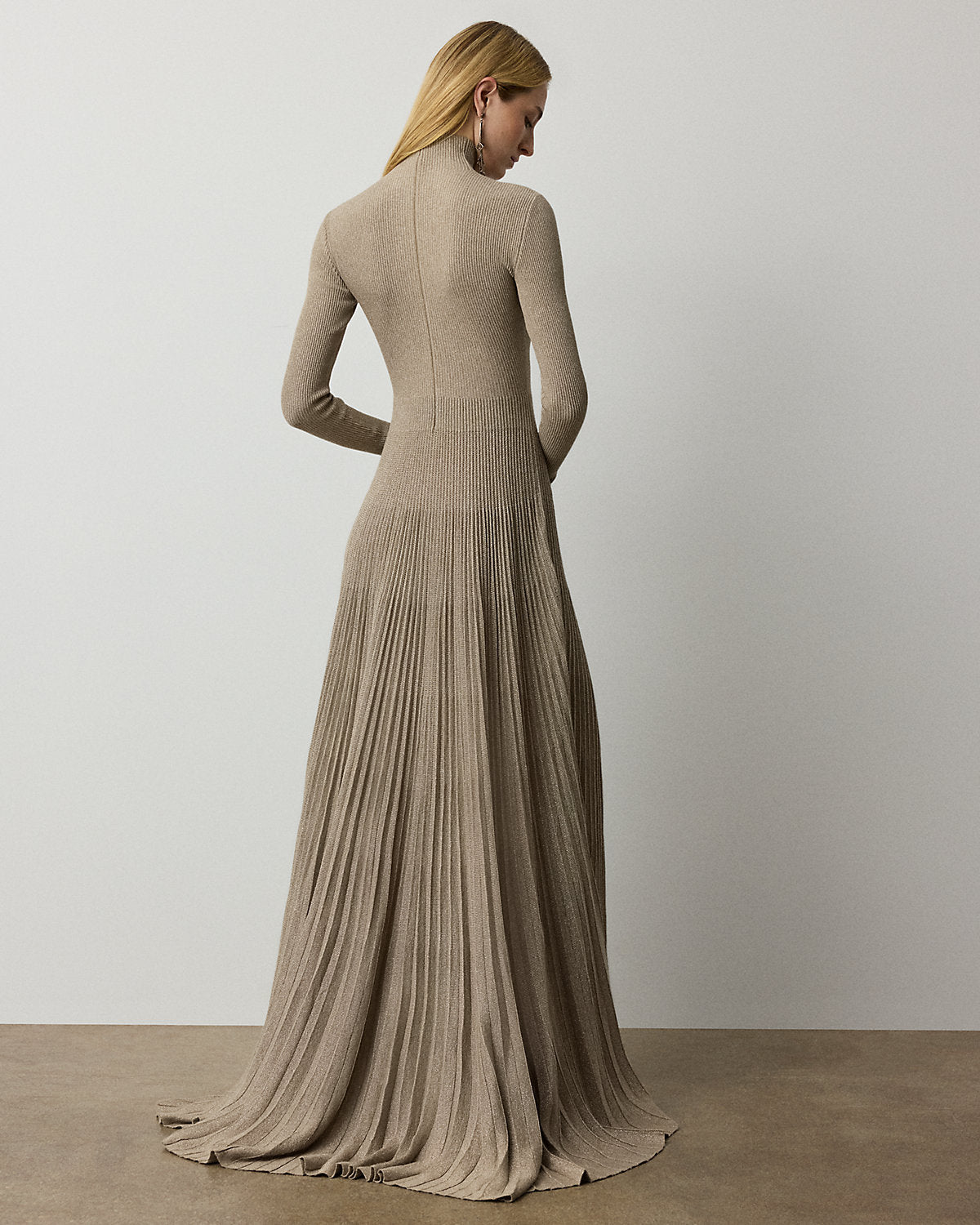 Turtleneck Sweater Evening Dress