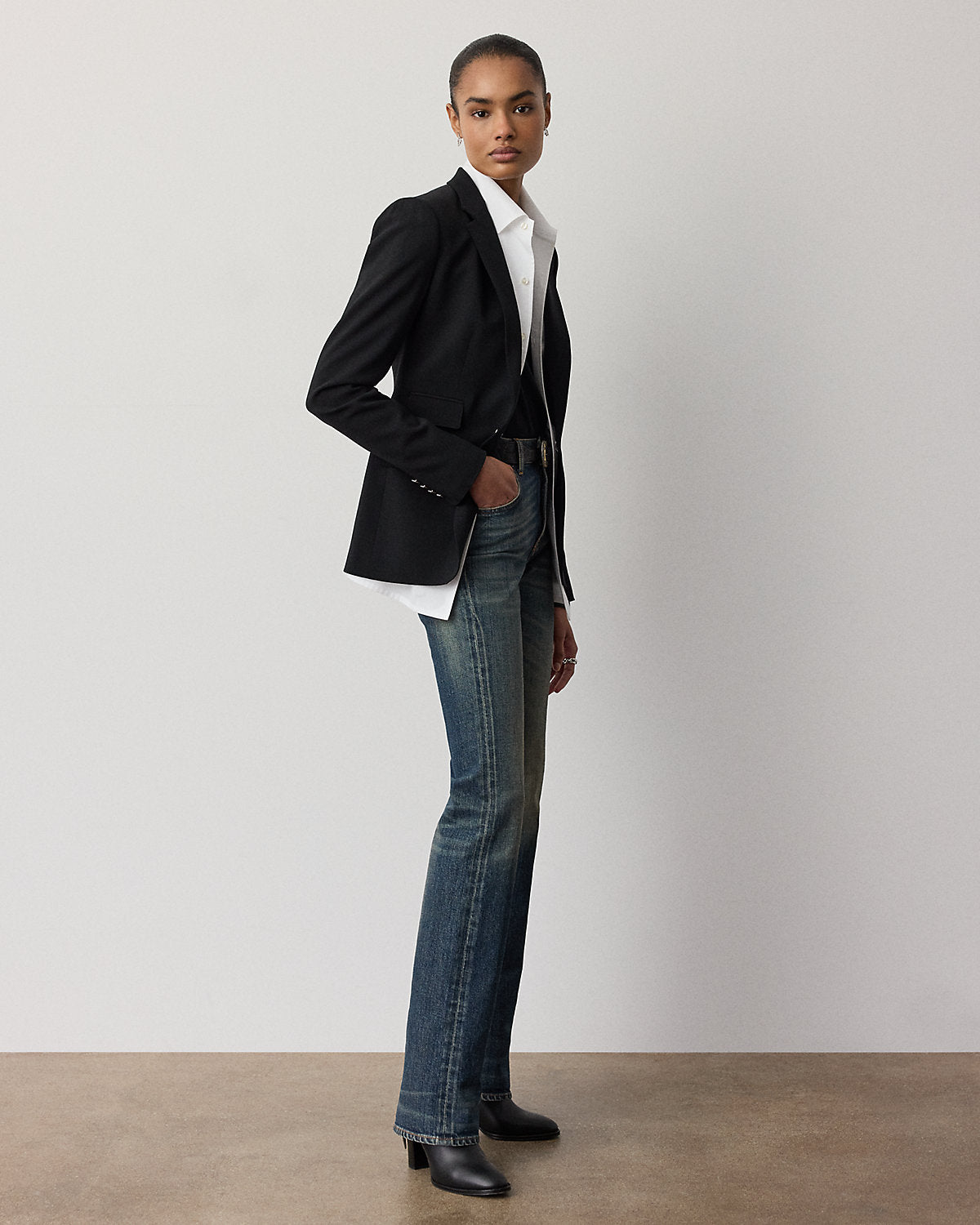 Parker Wool Crepe Jacket