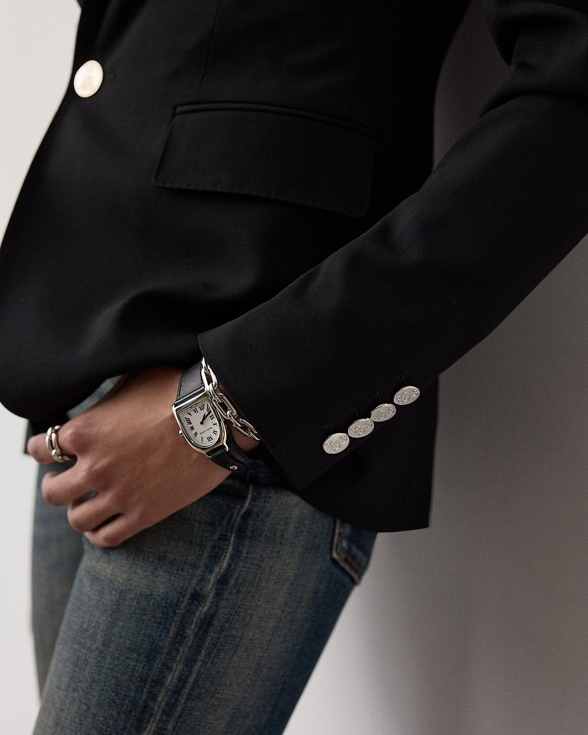 Parker Wool Crepe Jacket