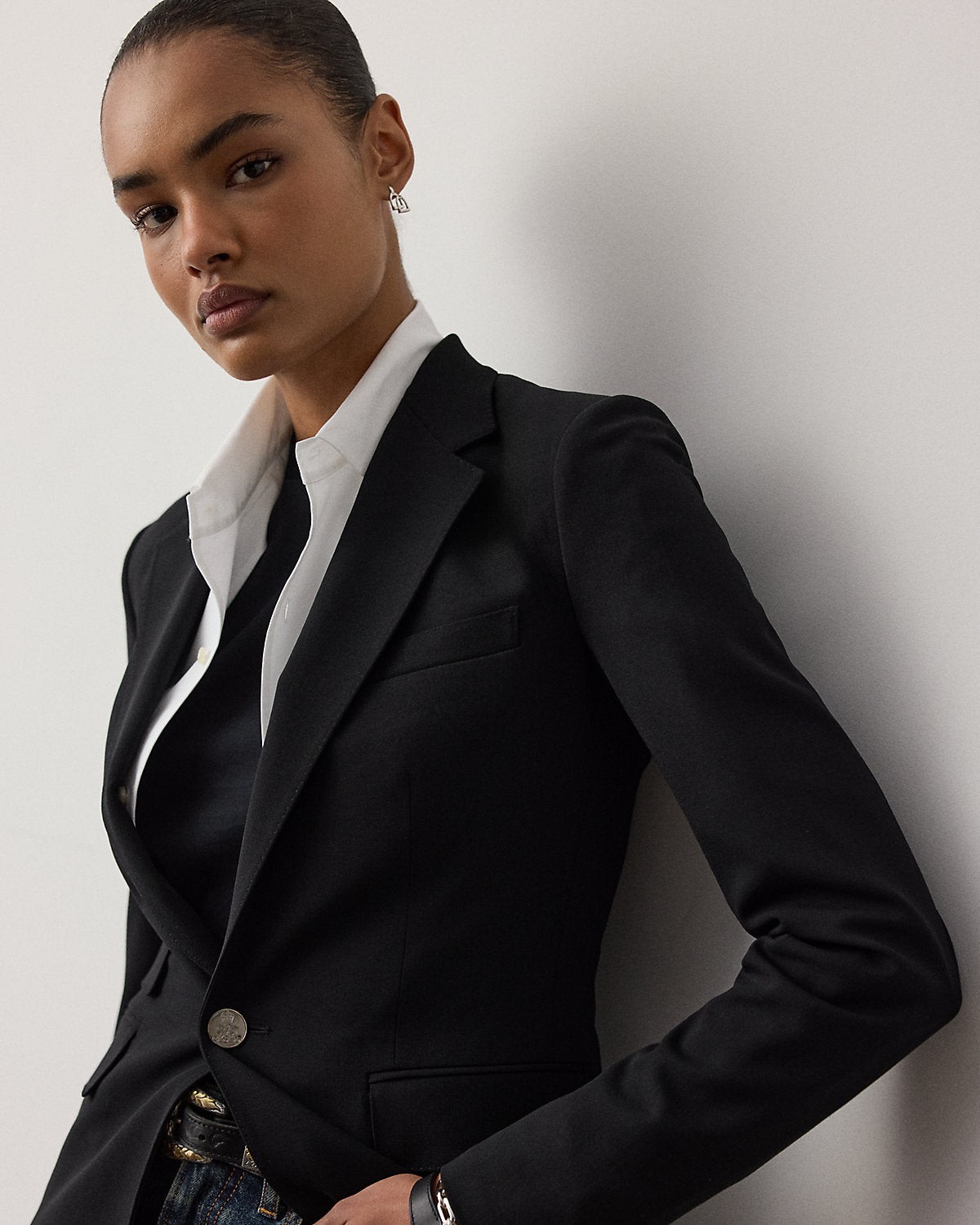 Parker Wool Crepe Jacket