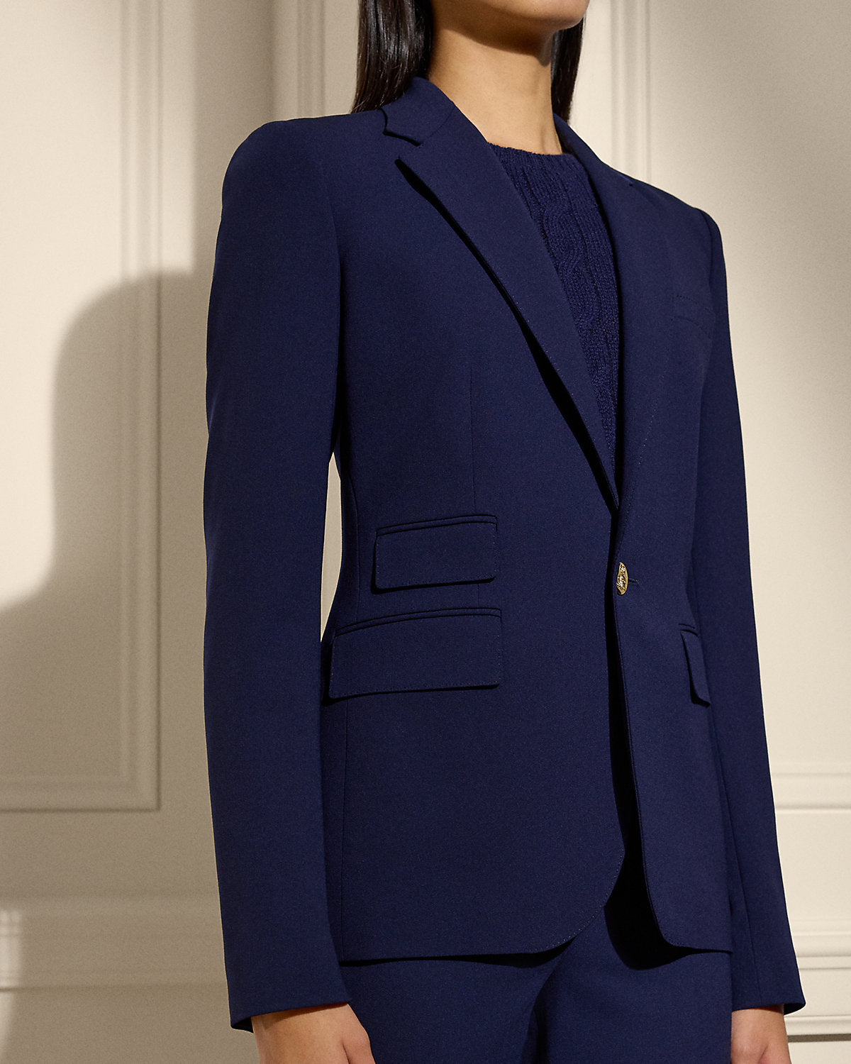 Parker Wool Crepe Jacket