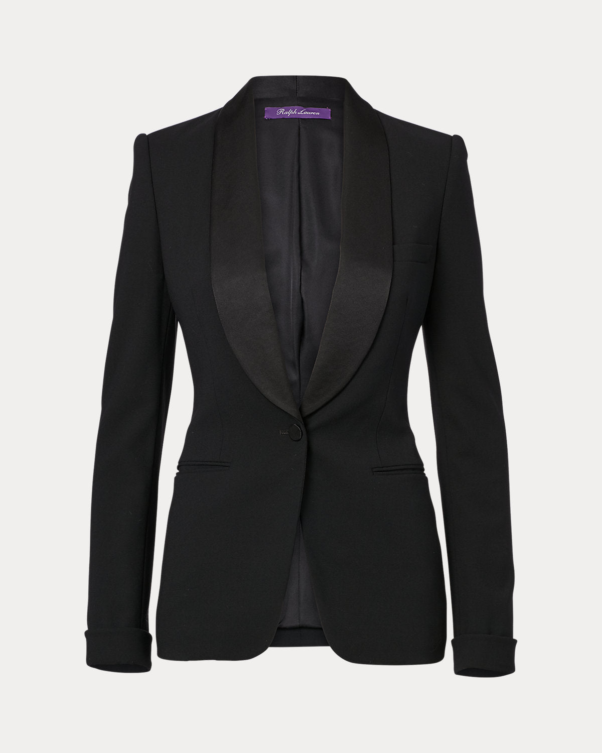 Sawyer Wool Crepe Tuxedo Jacket