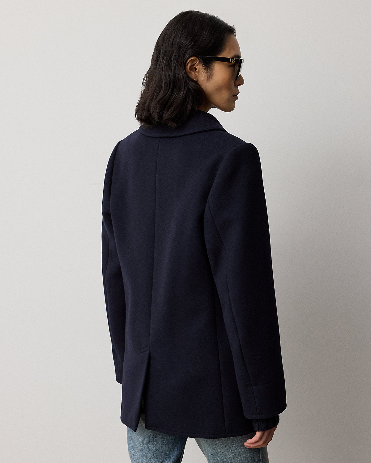 Logan Double-Faced Wool-Cashmere Peacoat