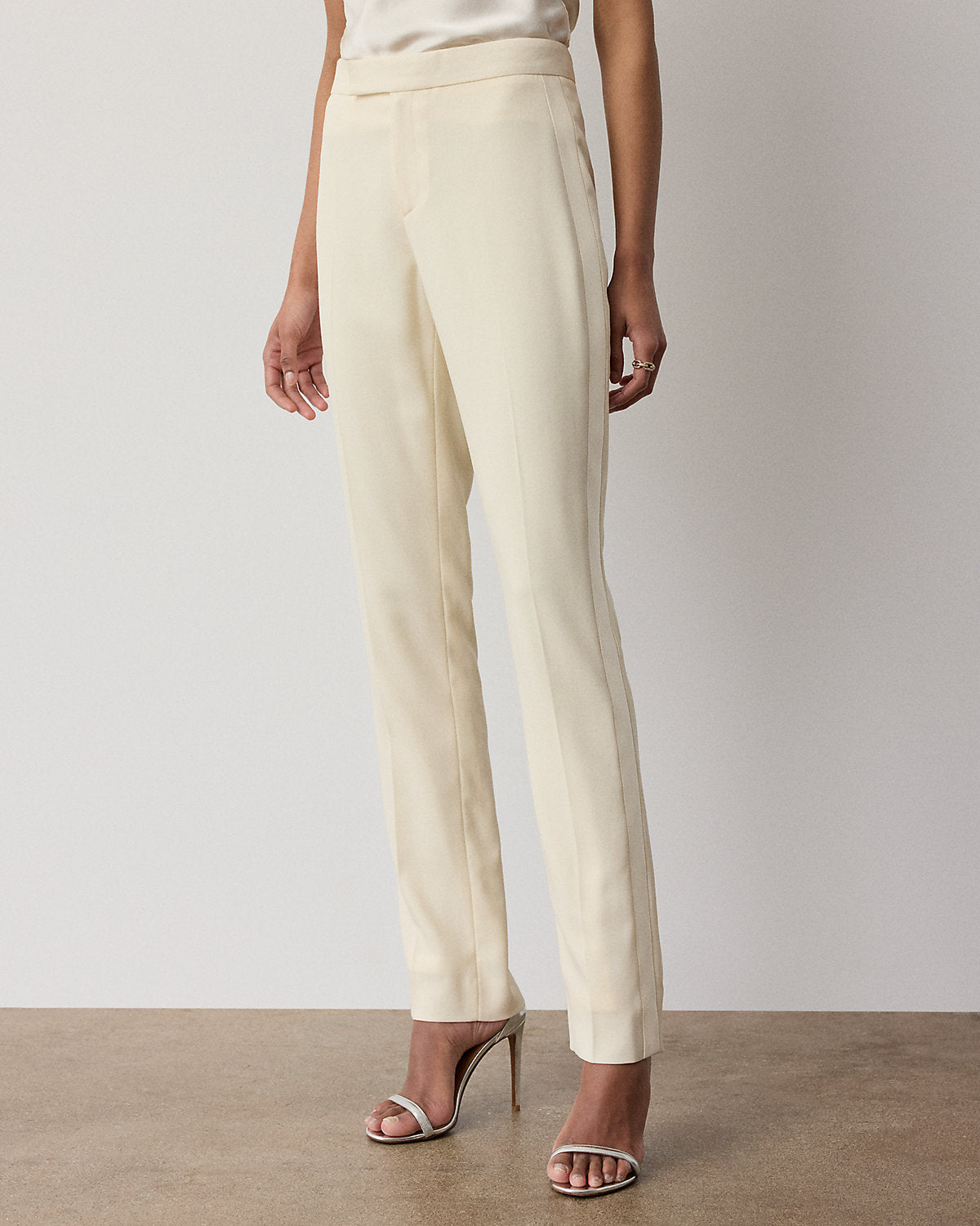 Seth Wool Crepe Tuxedo Pant