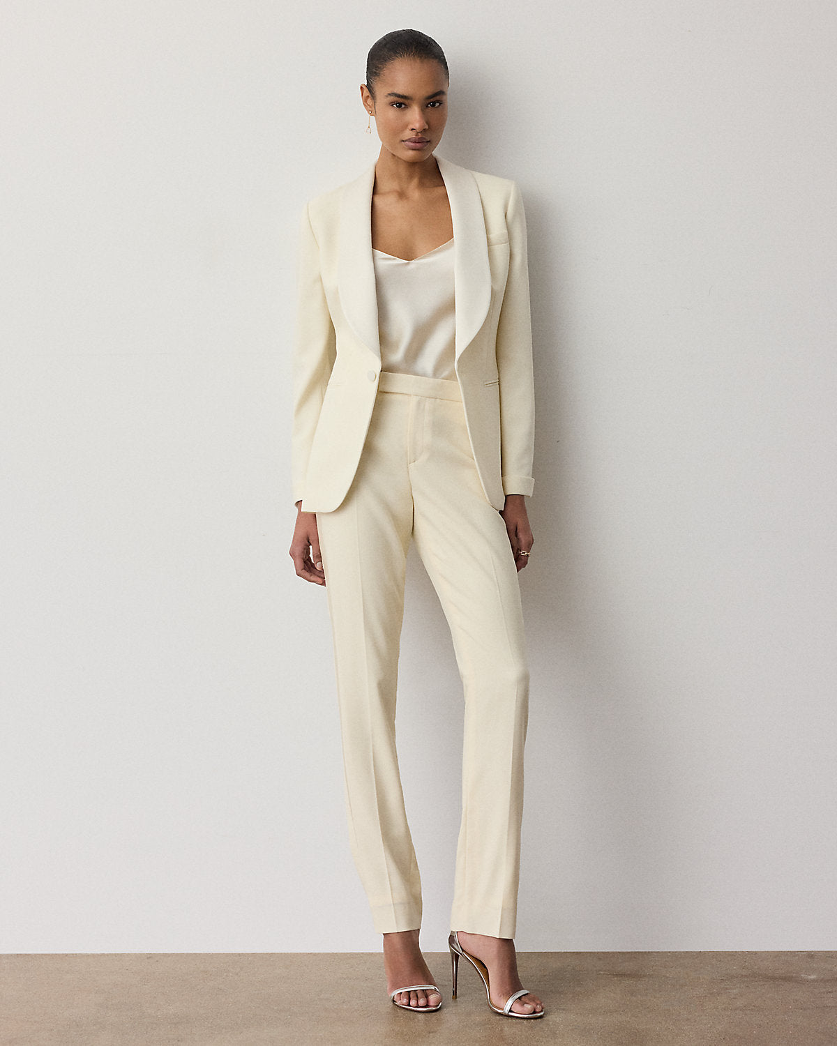 Seth Wool Crepe Tuxedo Pant