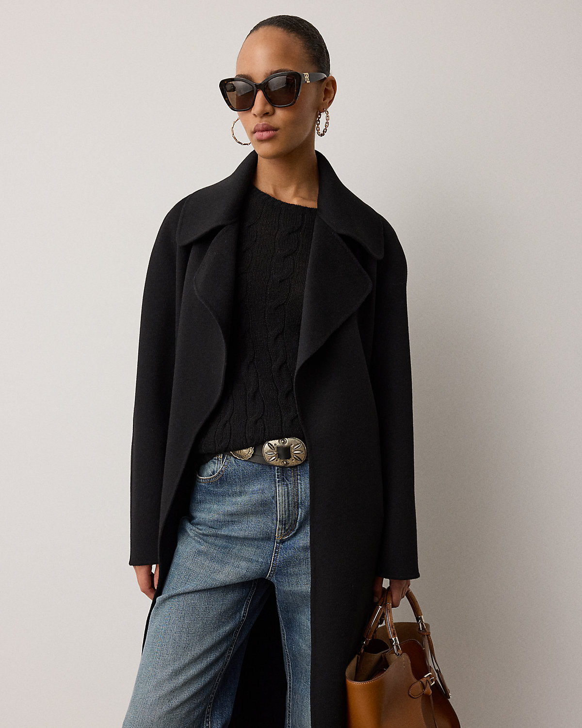 Leonarda Cashmere Wrap Coat