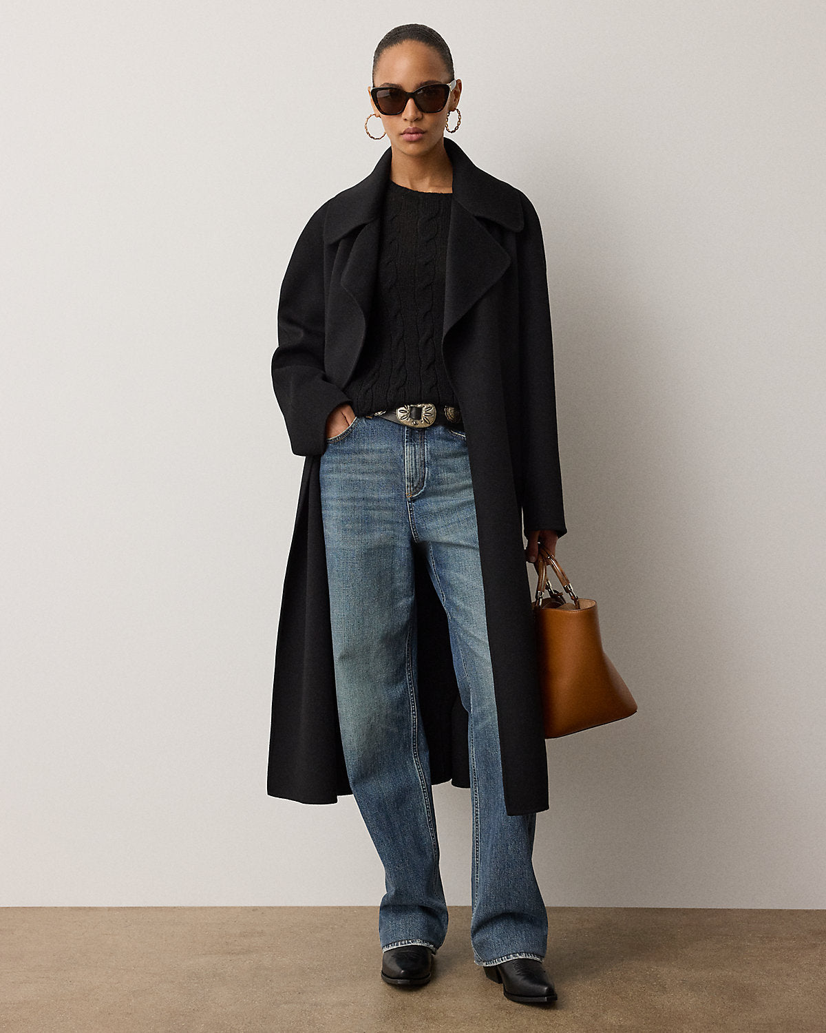 Leonarda Cashmere Wrap Coat