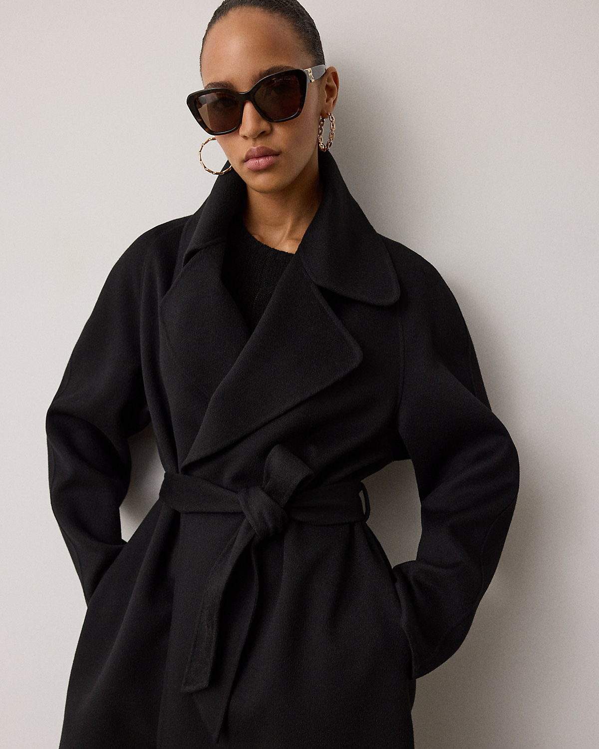 Leonarda Cashmere Wrap Coat