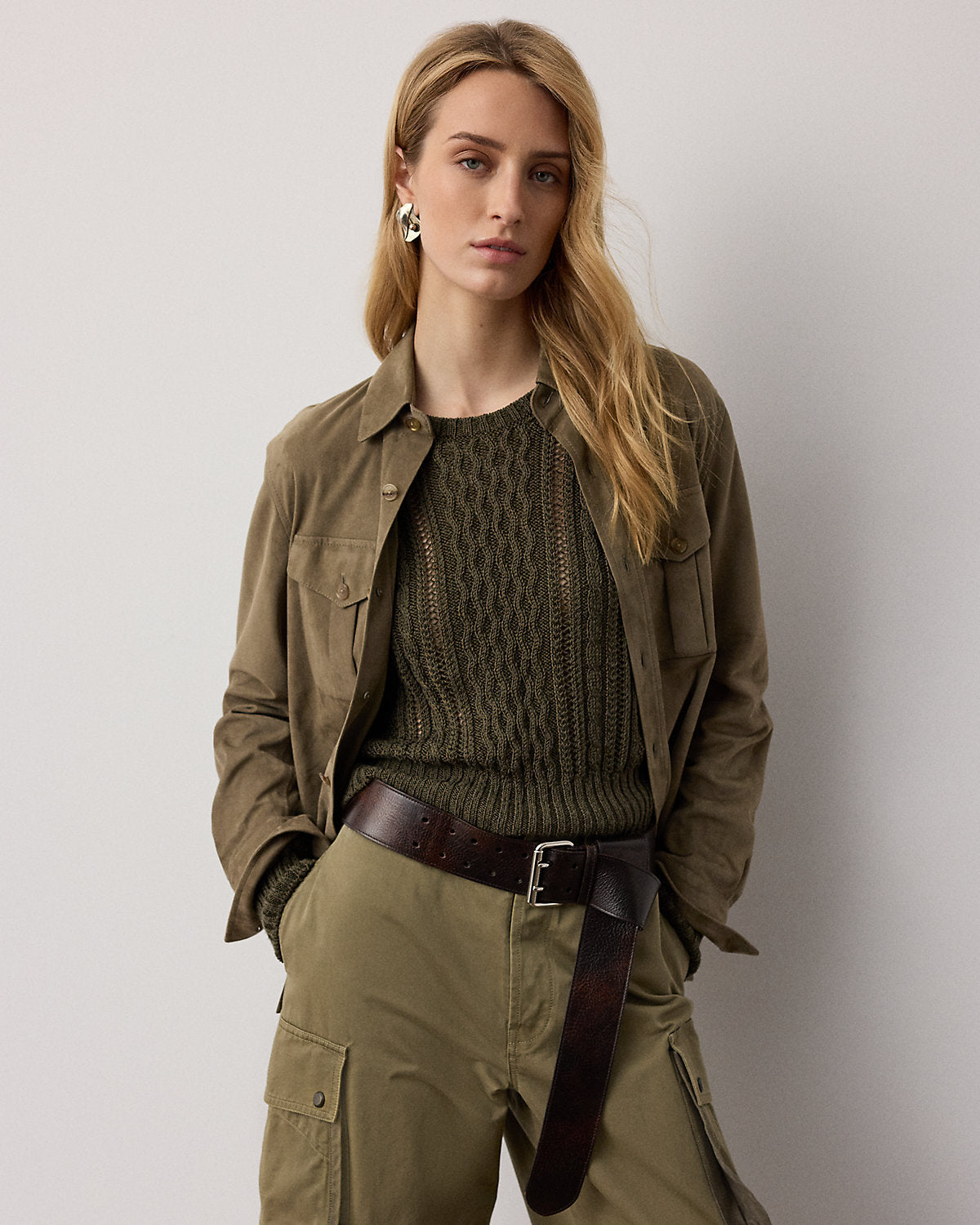 Landry Lamb-Suede Shirt