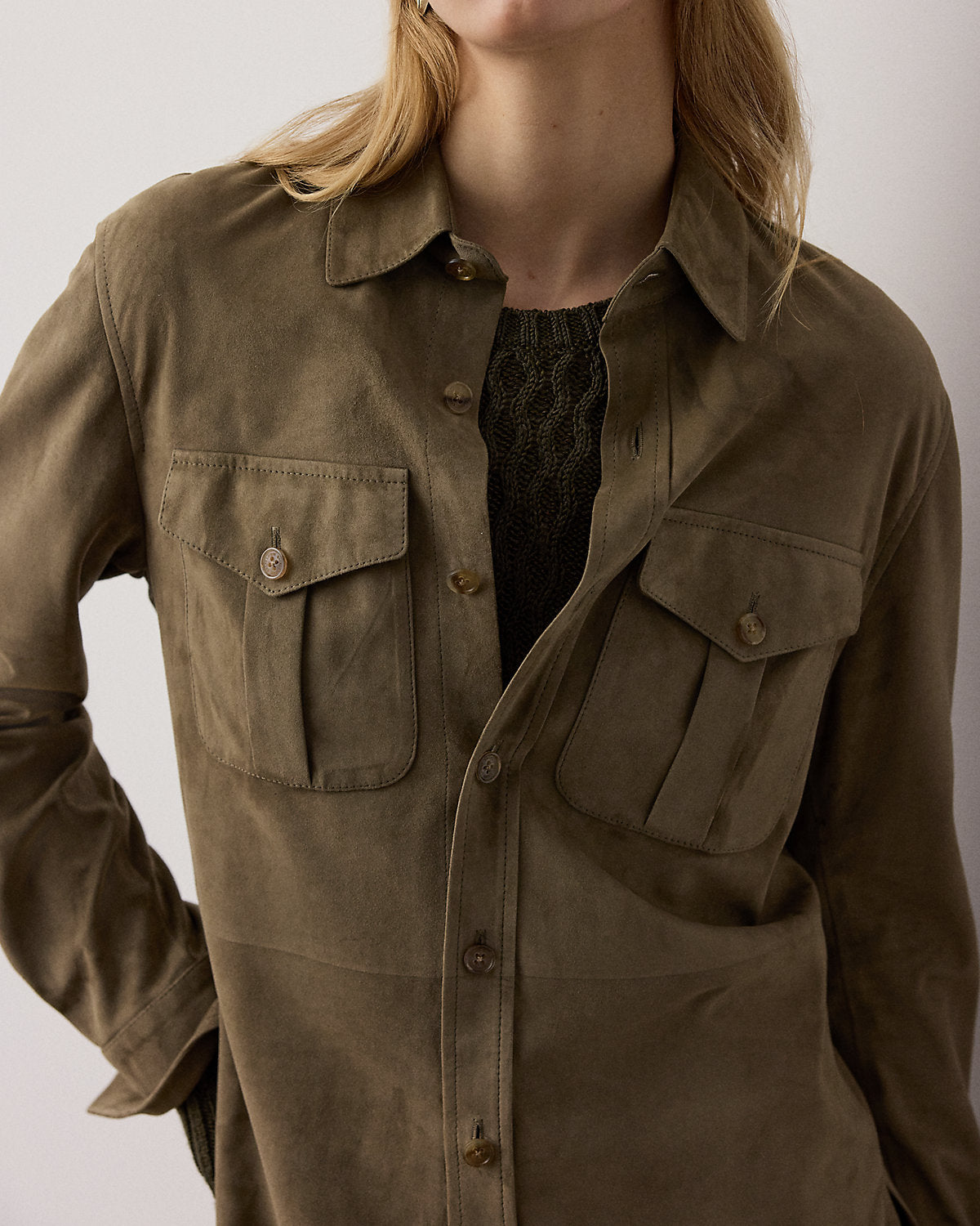 Landry Lamb-Suede Shirt