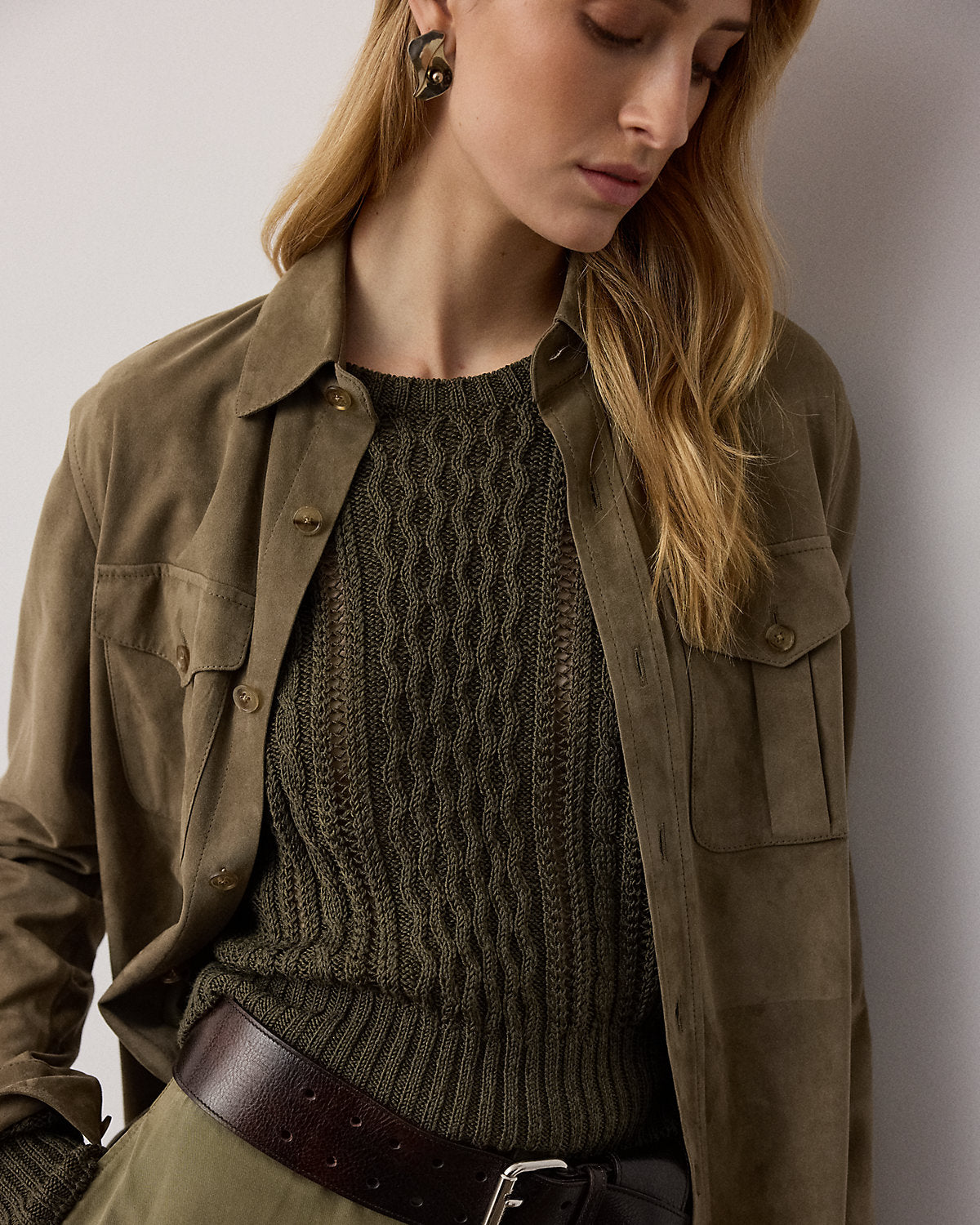 Landry Lamb-Suede Shirt