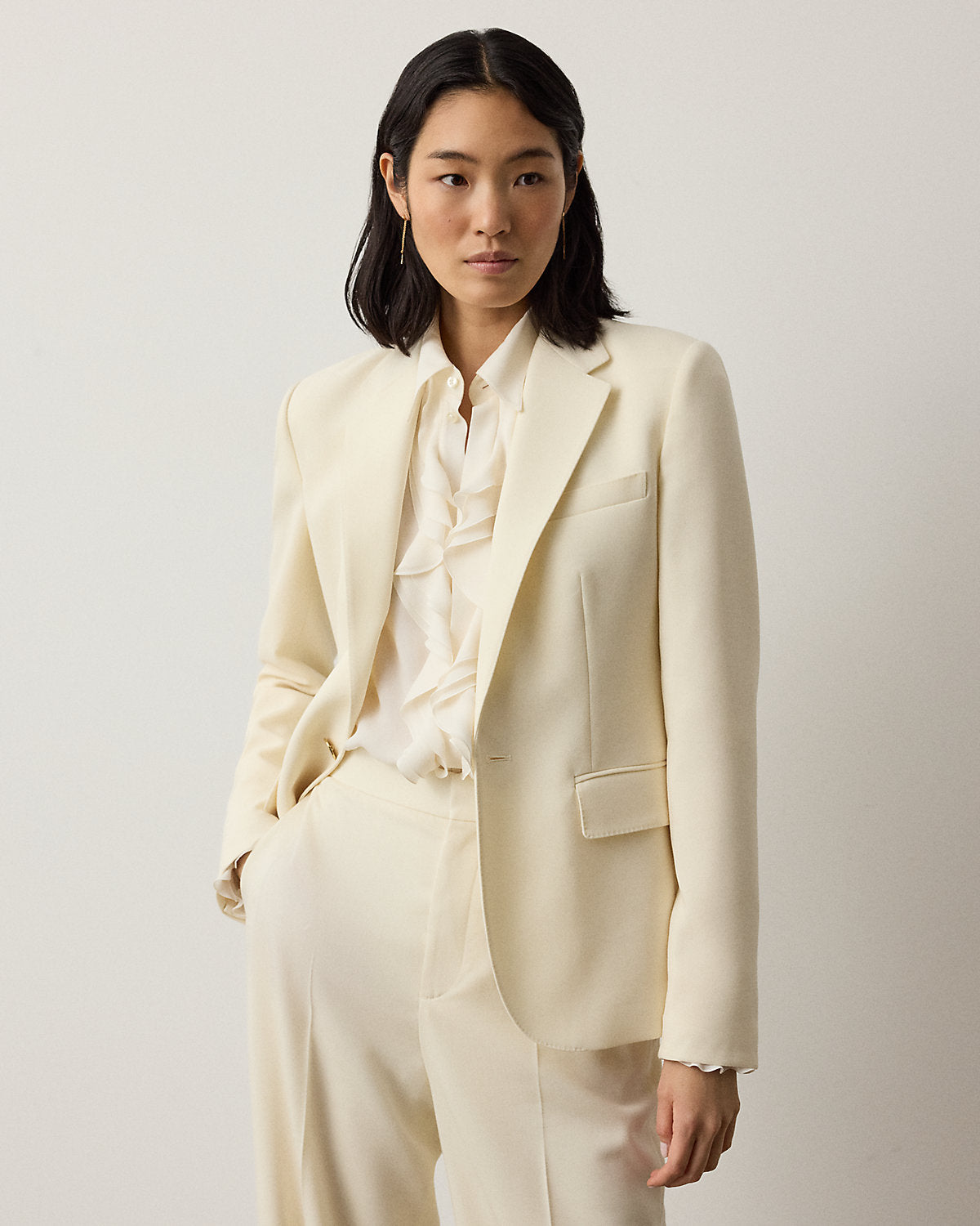 Parker Wool Crepe Jacket