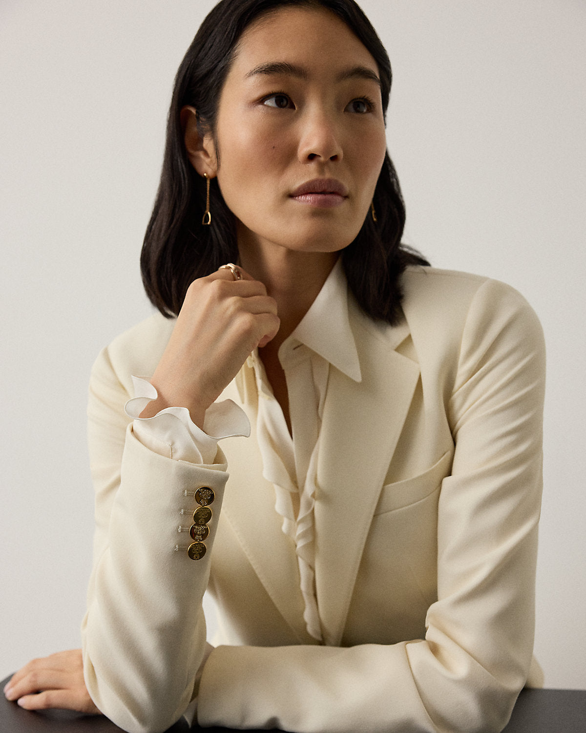Parker Wool Crepe Jacket