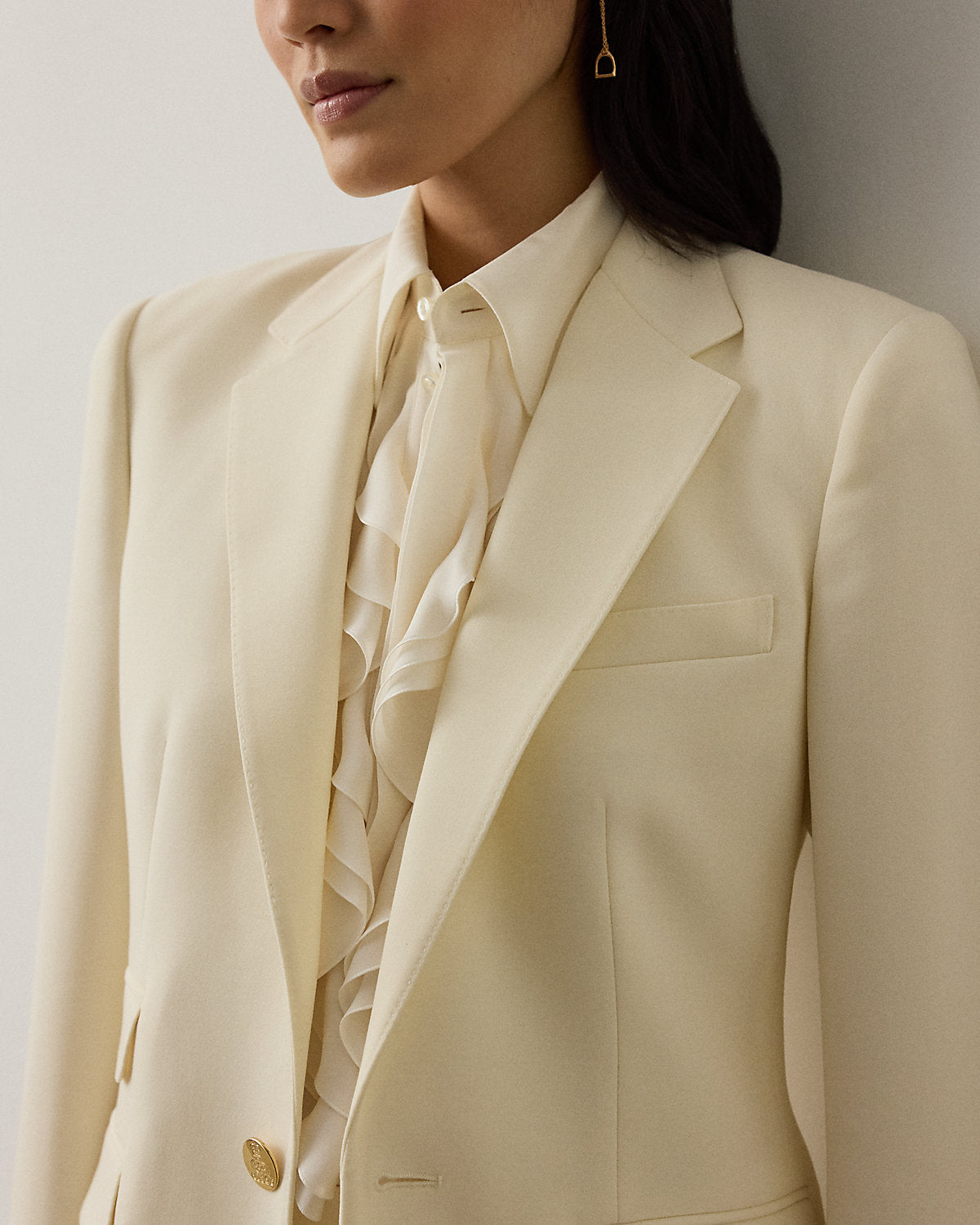 Parker Wool Crepe Jacket