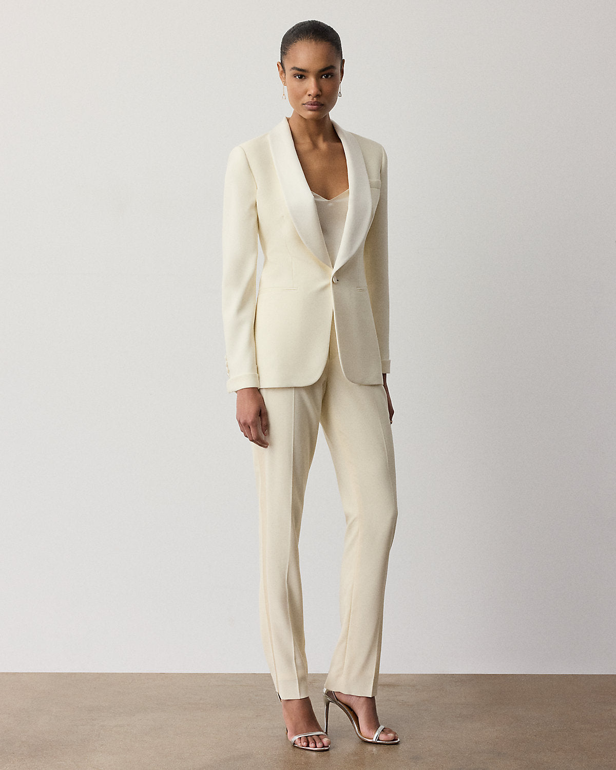 Sawyer Wool Crepe Tuxedo Jacket