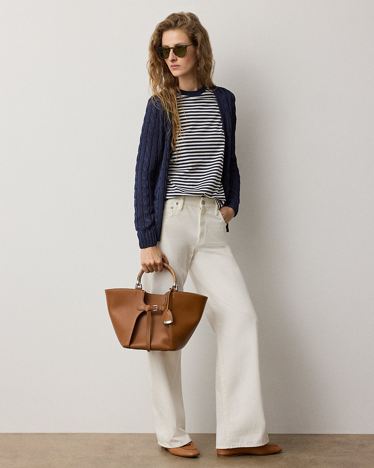 Hallie Striped Cotton Jersey Tee