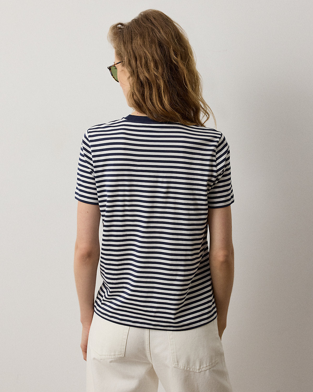 Hallie Striped Cotton Jersey Tee