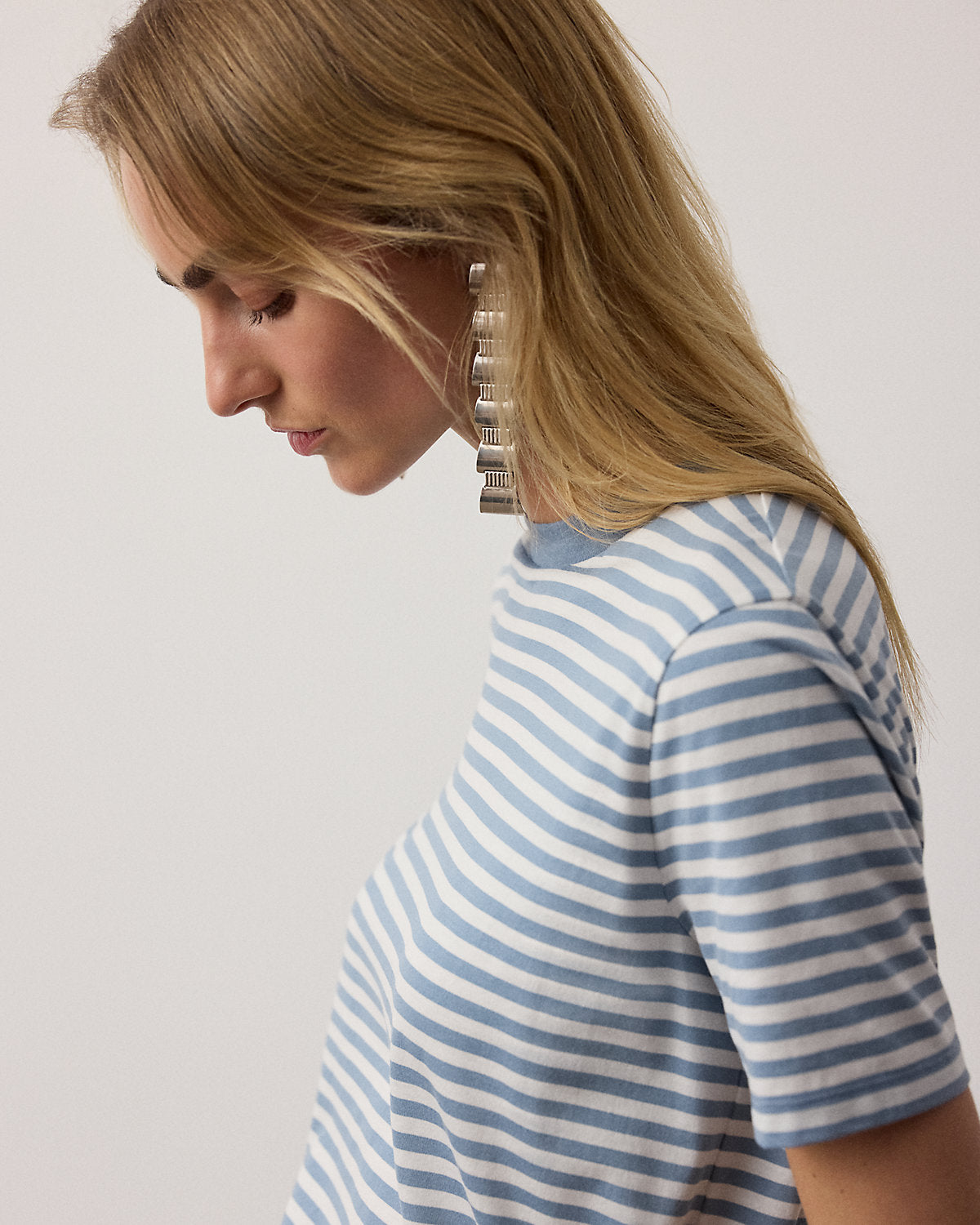 Hallie Striped Cotton Jersey Tee