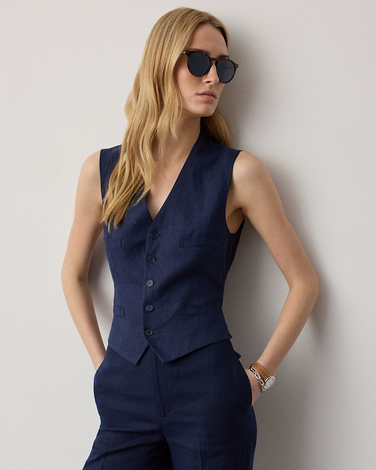 Jaiden Linen Vest
