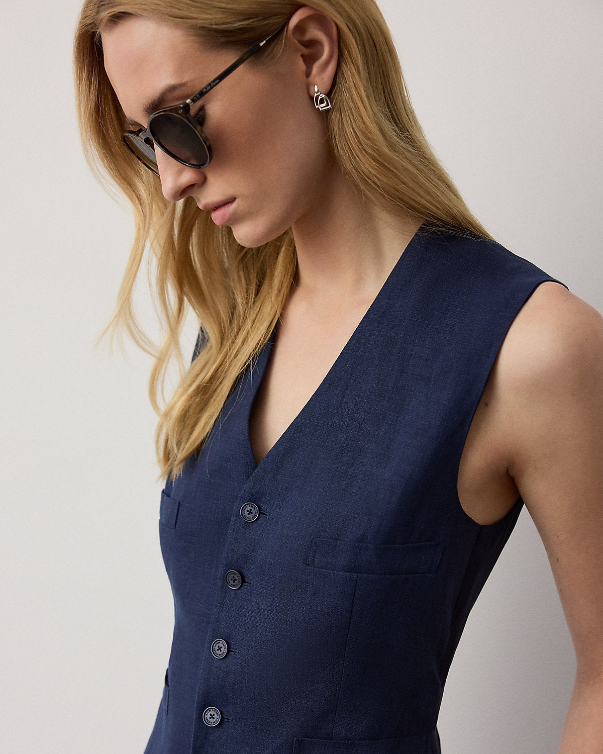 Jaiden Linen Vest