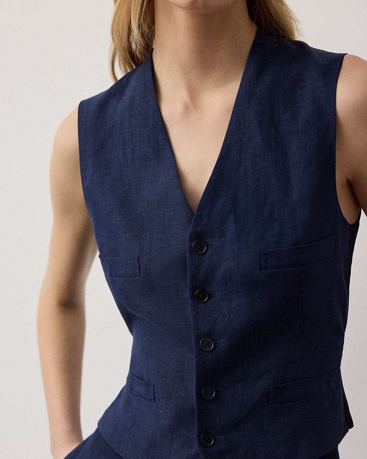 Jaiden Linen Vest