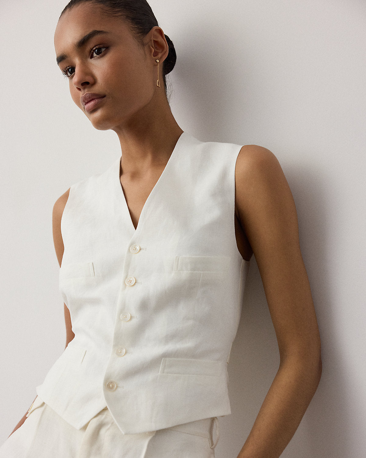 Jaiden Linen Vest