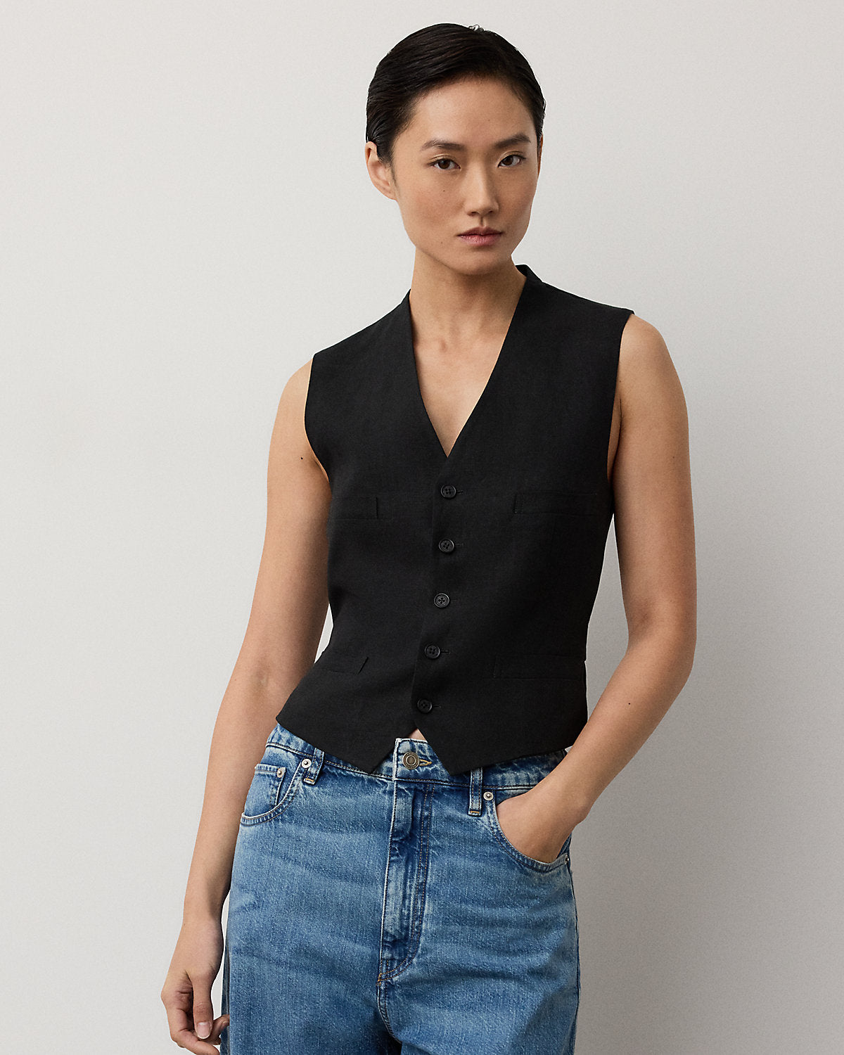 Jaiden Linen Vest