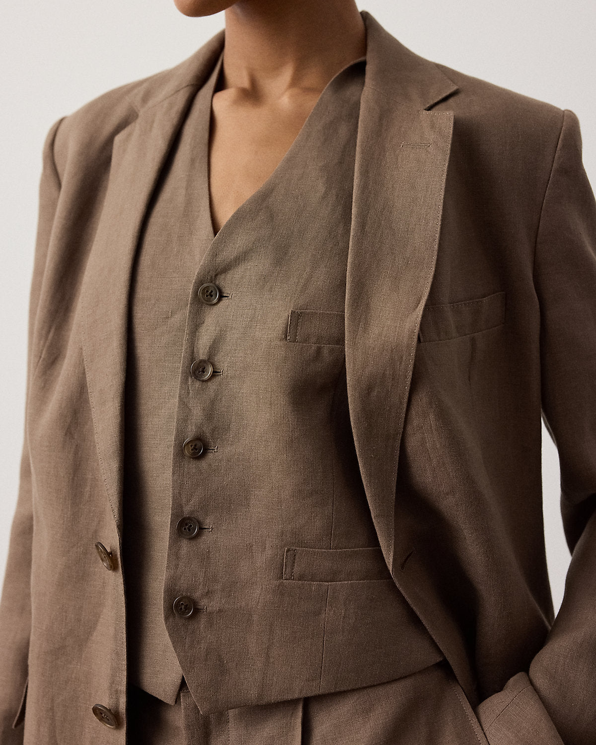 Jaiden Linen Vest