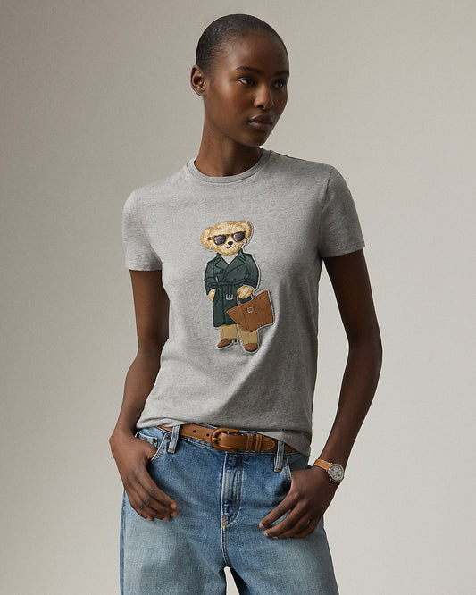 Racing Green Trench Bear Cotton Tee