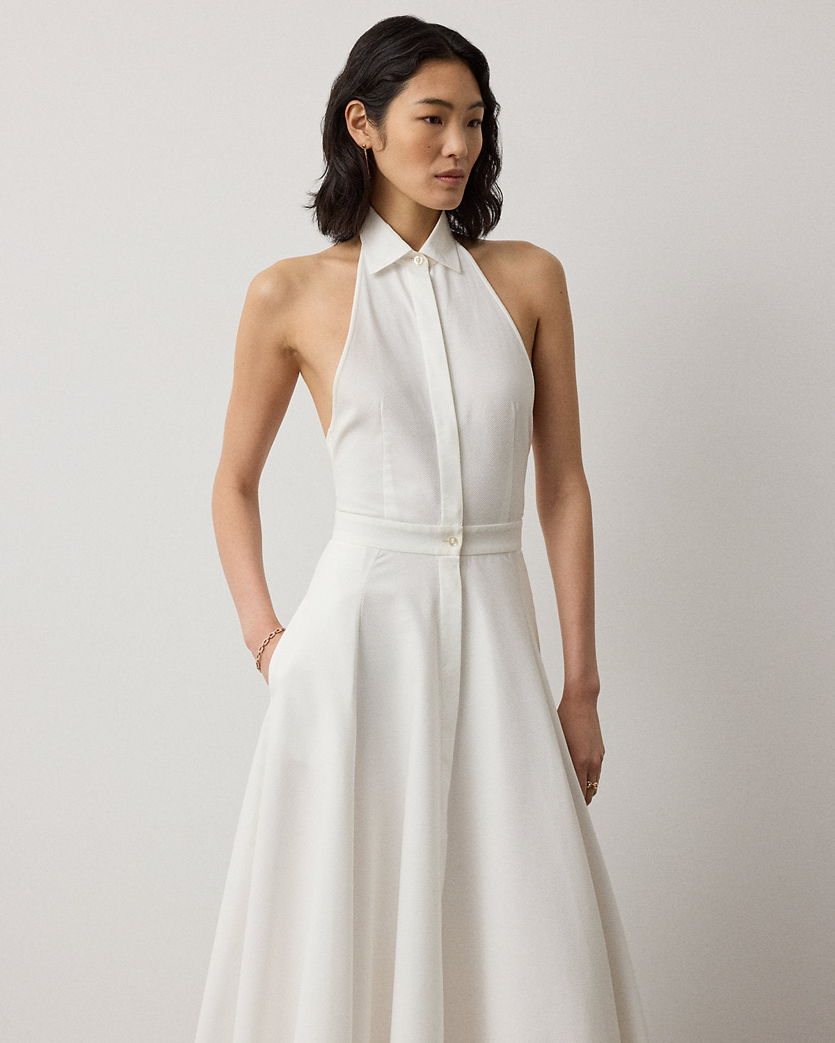 Eldred Cotton Piqu¨¦ Day Dress