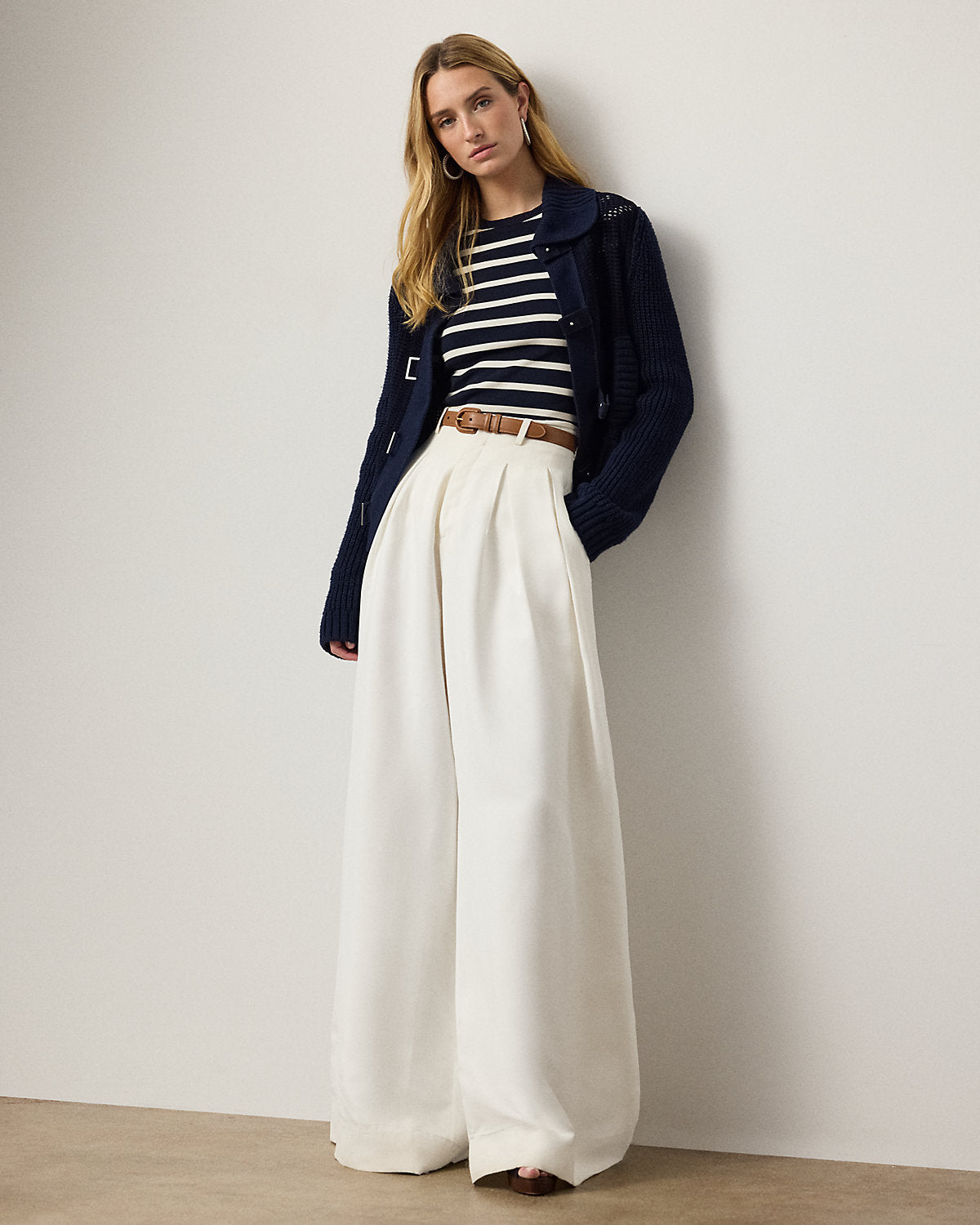 Silk-Suede Hybrid Cardigan