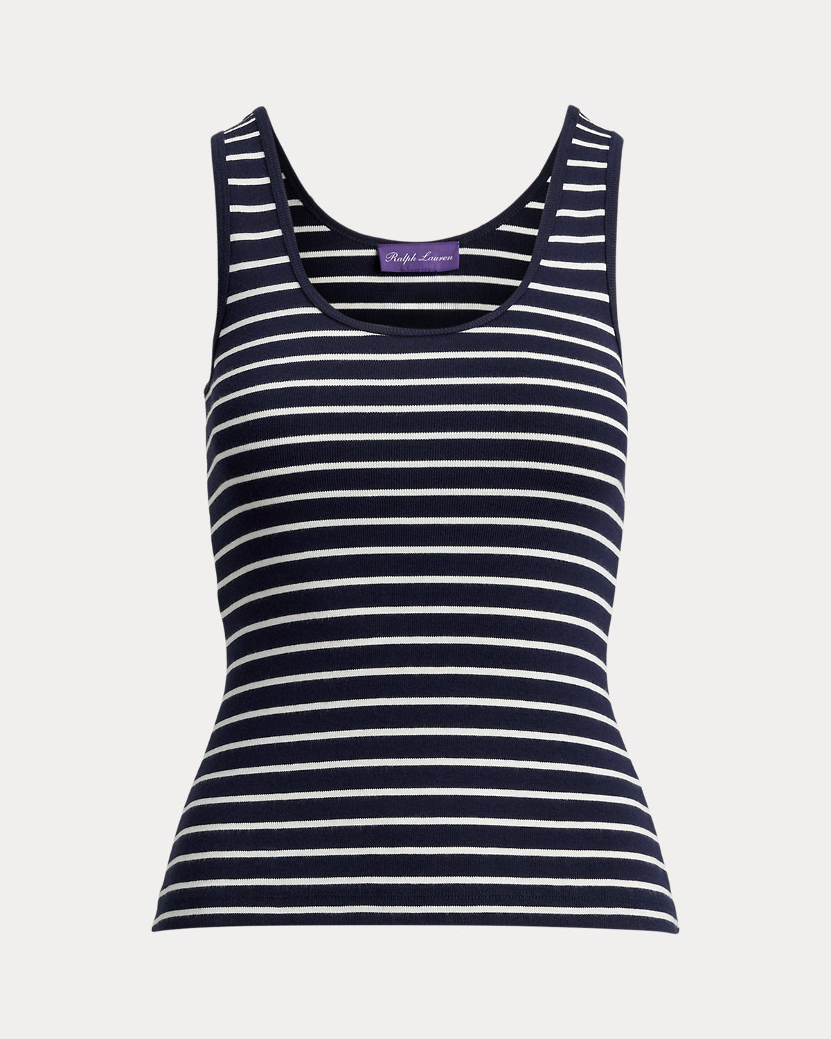 Ellis Rib-Knit Striped Tank Top