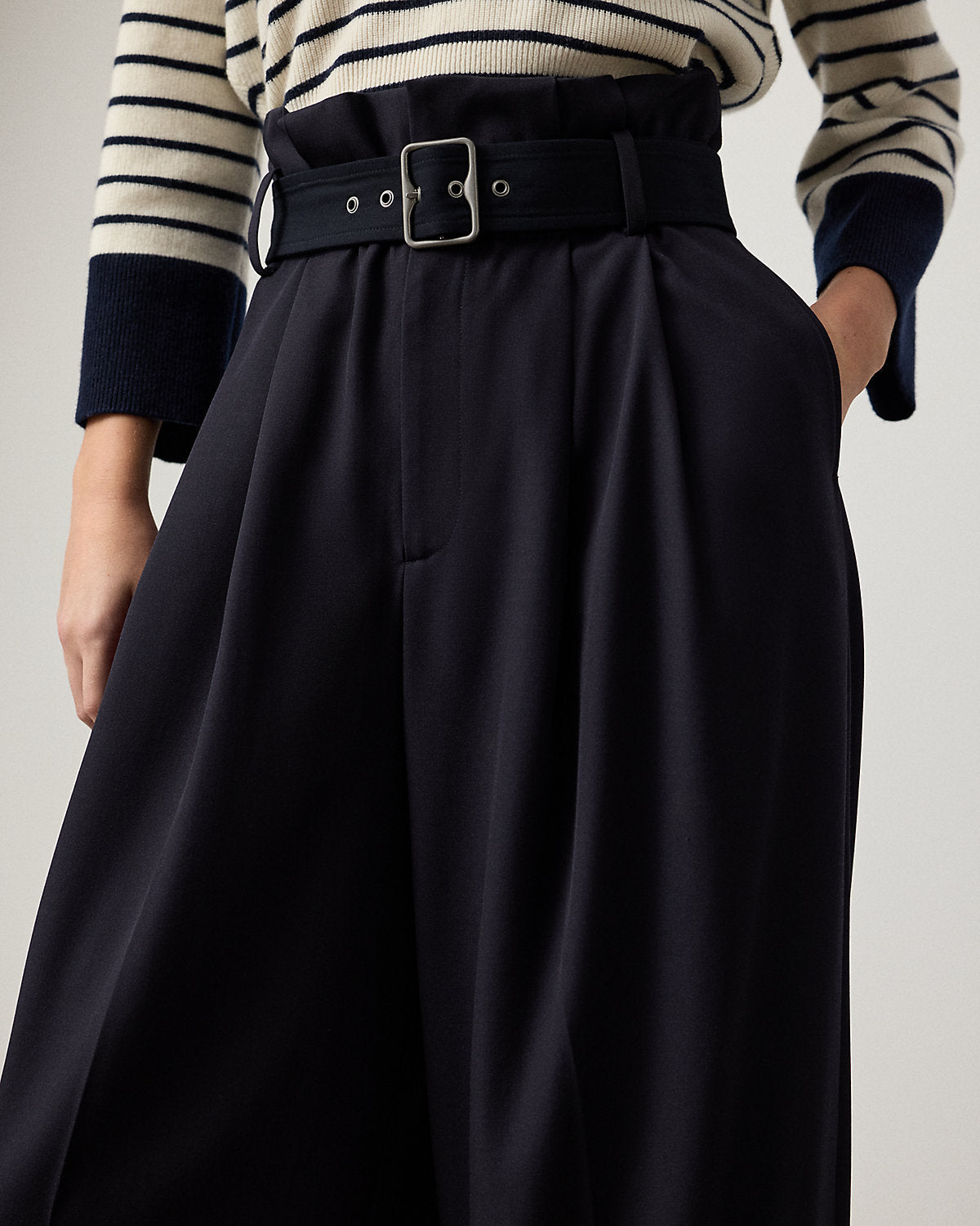 Alan Grain De Poudre Paperbag Pant