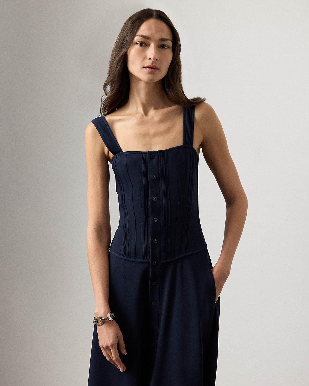 Sophee Cotton-Blend Sleeveless Day Dress