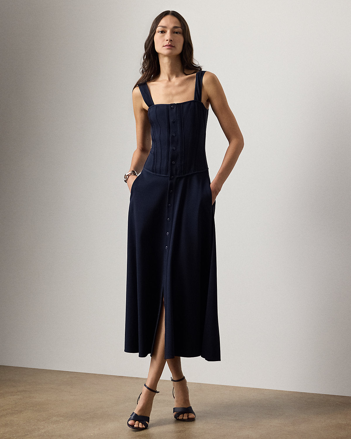 Sophee Cotton-Blend Sleeveless Day Dress