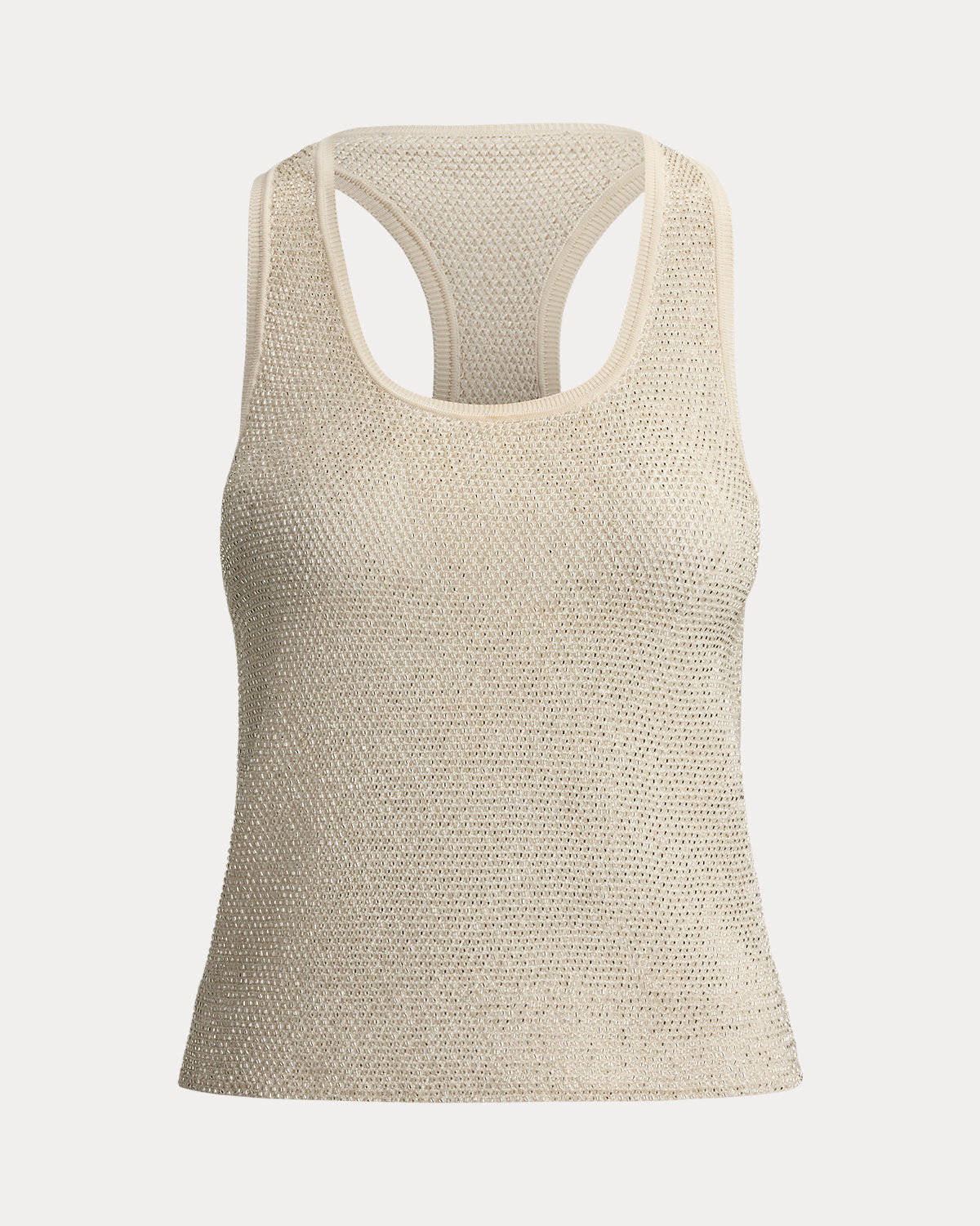 Embellished Racerback Sweater Tank Top