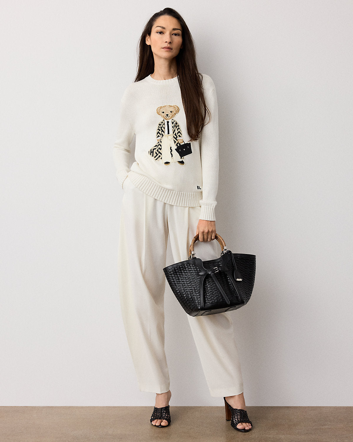 Spring Bear Silk Sweater