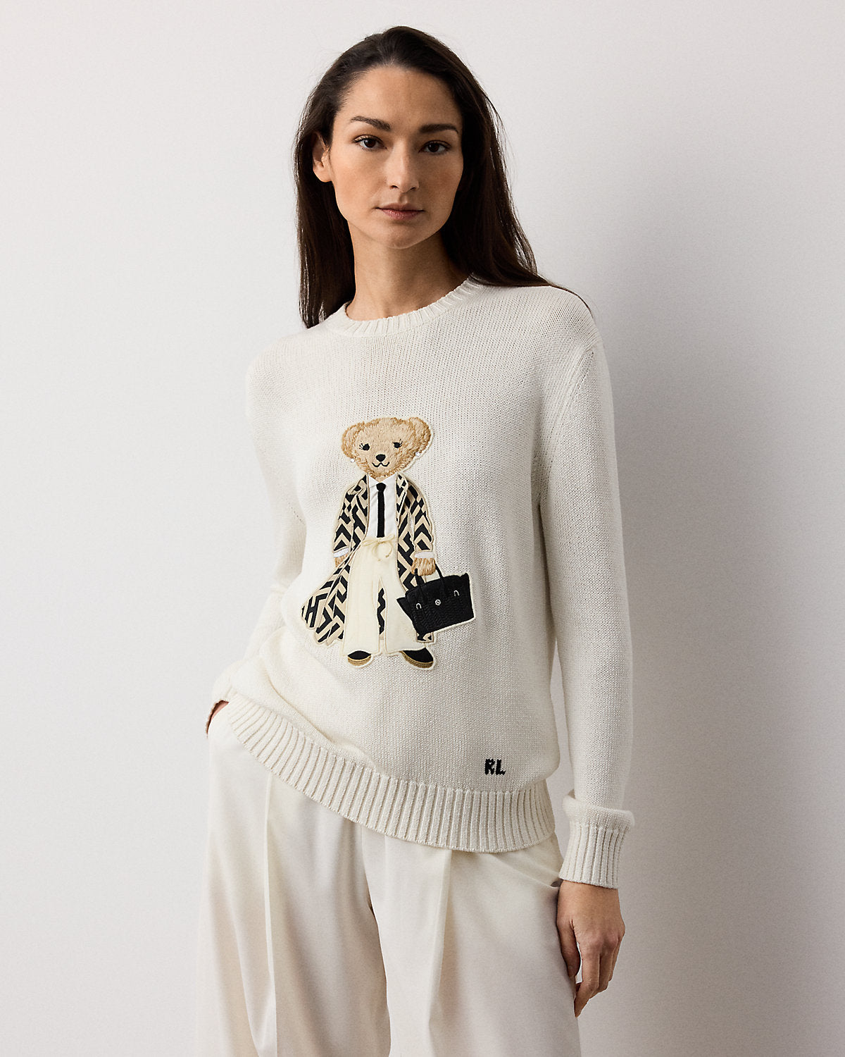 Spring Bear Silk Sweater