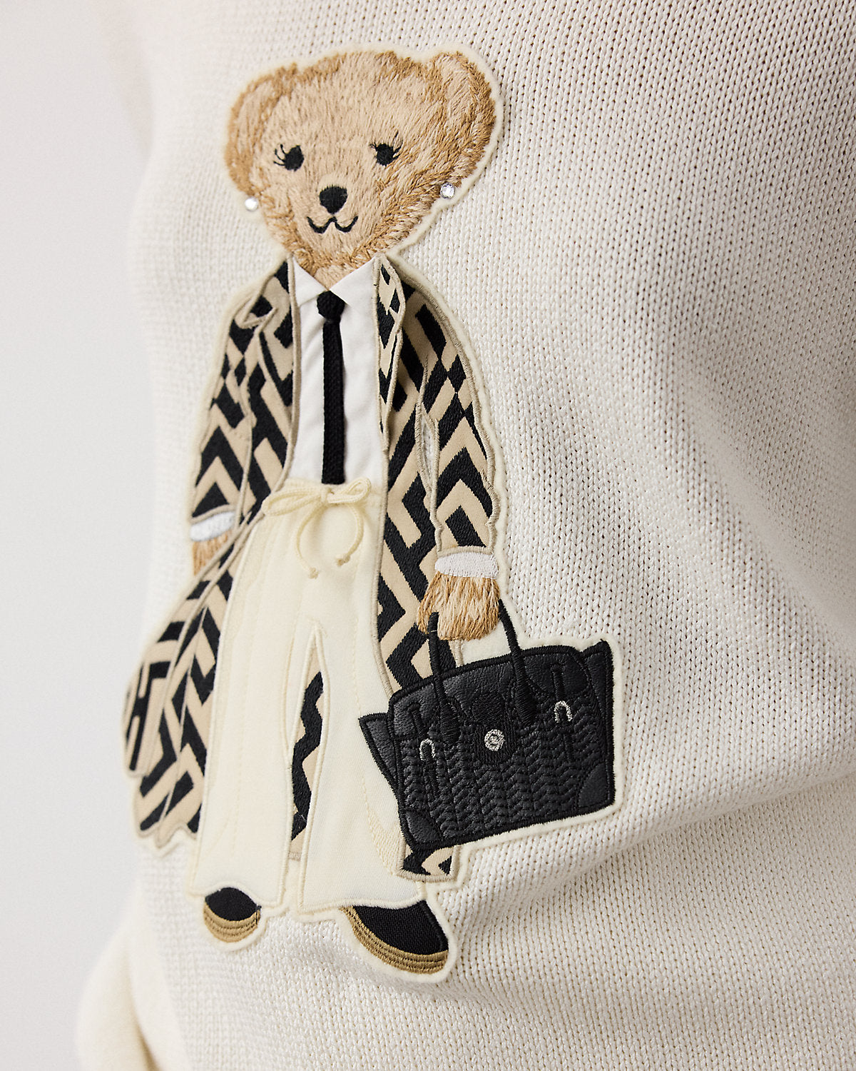 Spring Bear Silk Sweater