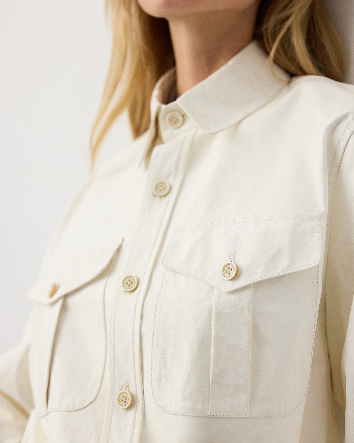 Landry Lambskin Shirt
