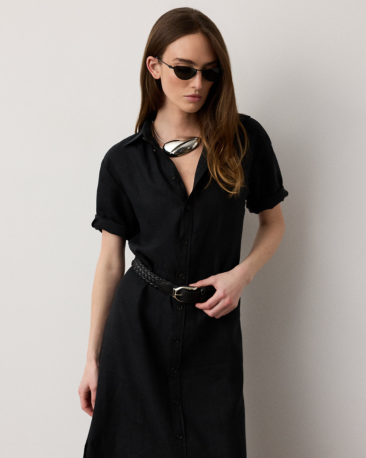 Carol Linen Day Dress