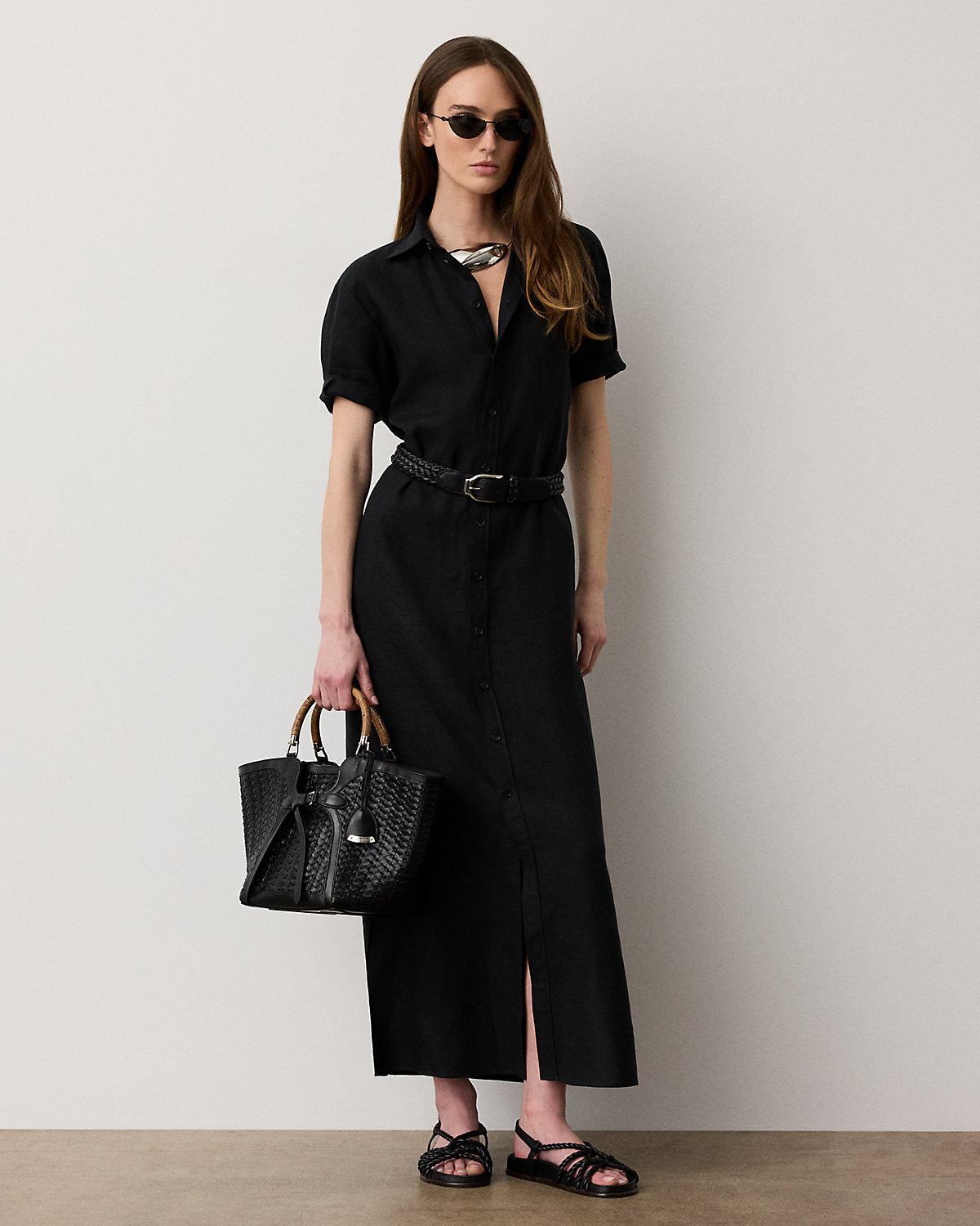 Carol Linen Day Dress