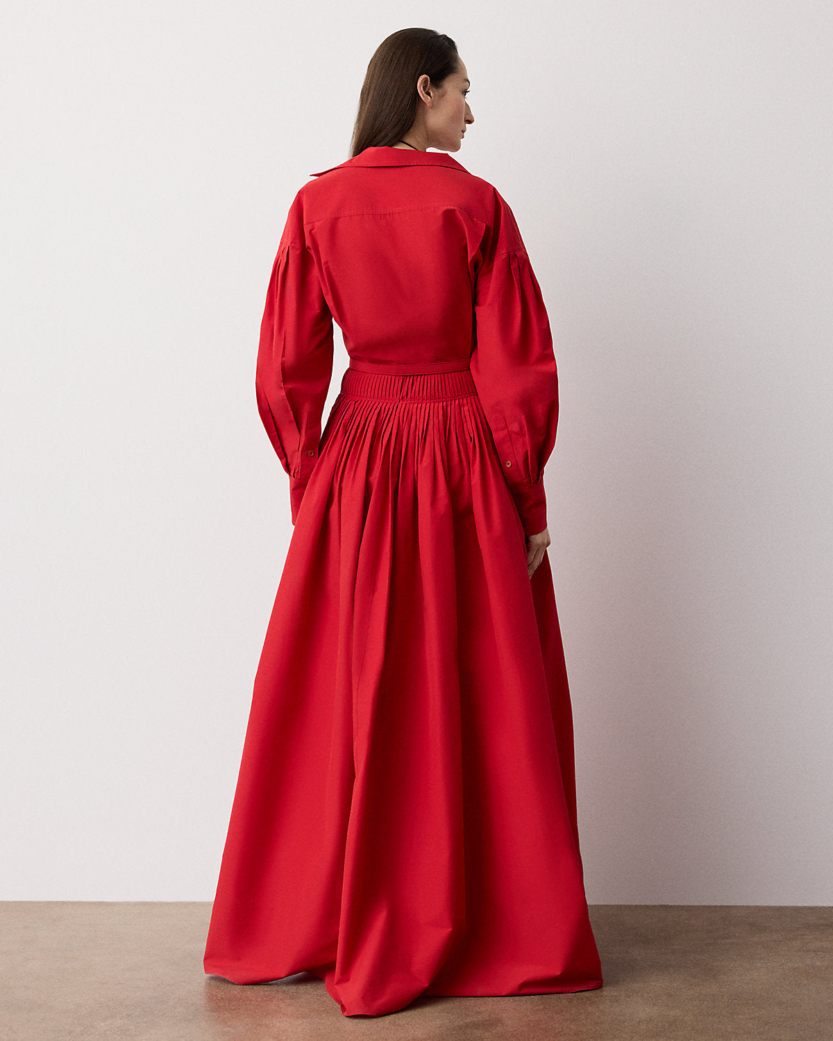 Daley Cotton-Blend Poplin Evening Dress