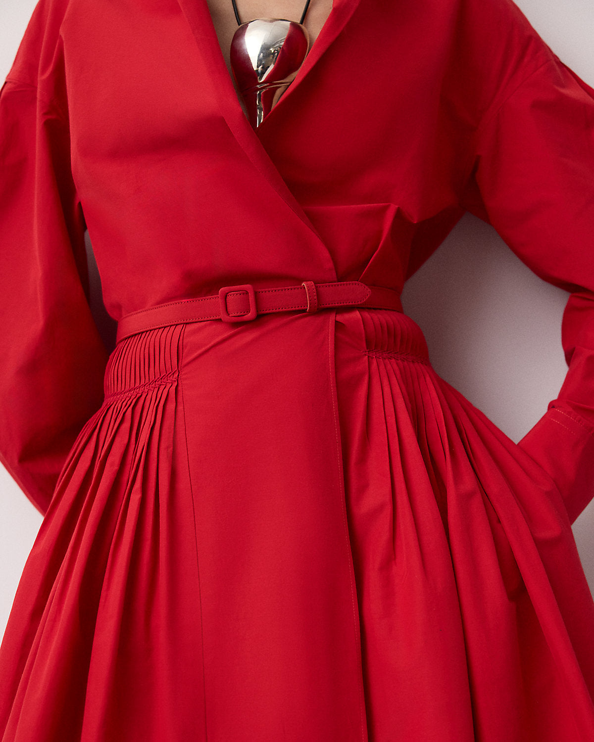 Daley Cotton-Blend Poplin Evening Dress