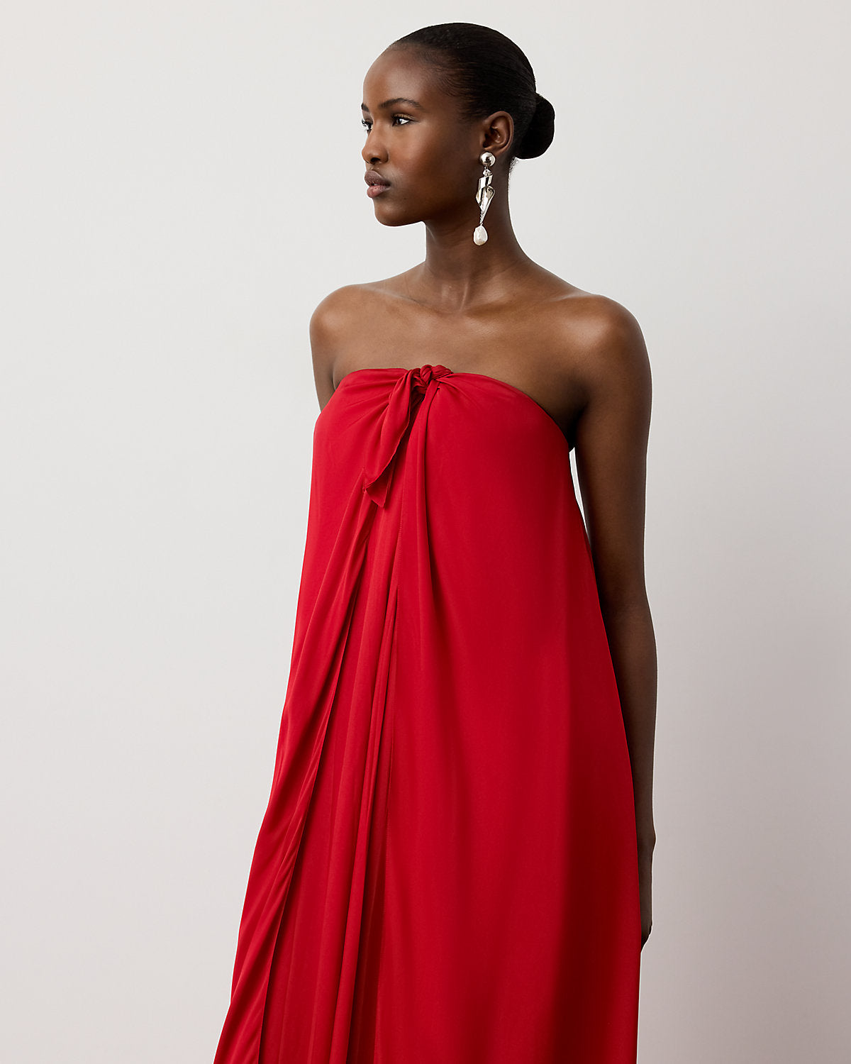 Brittani Satin Evening Dress